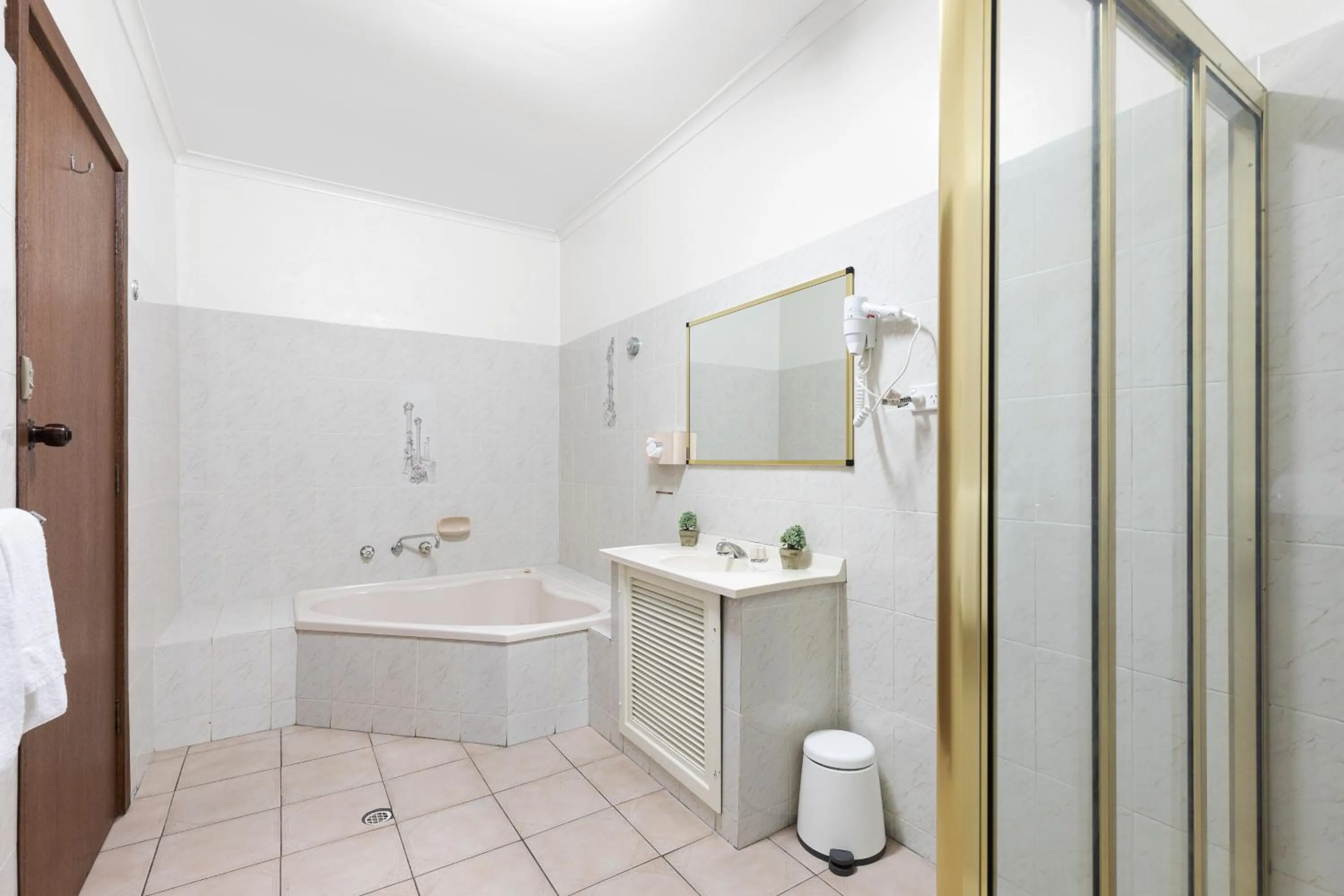 Shower in Presidential Motel