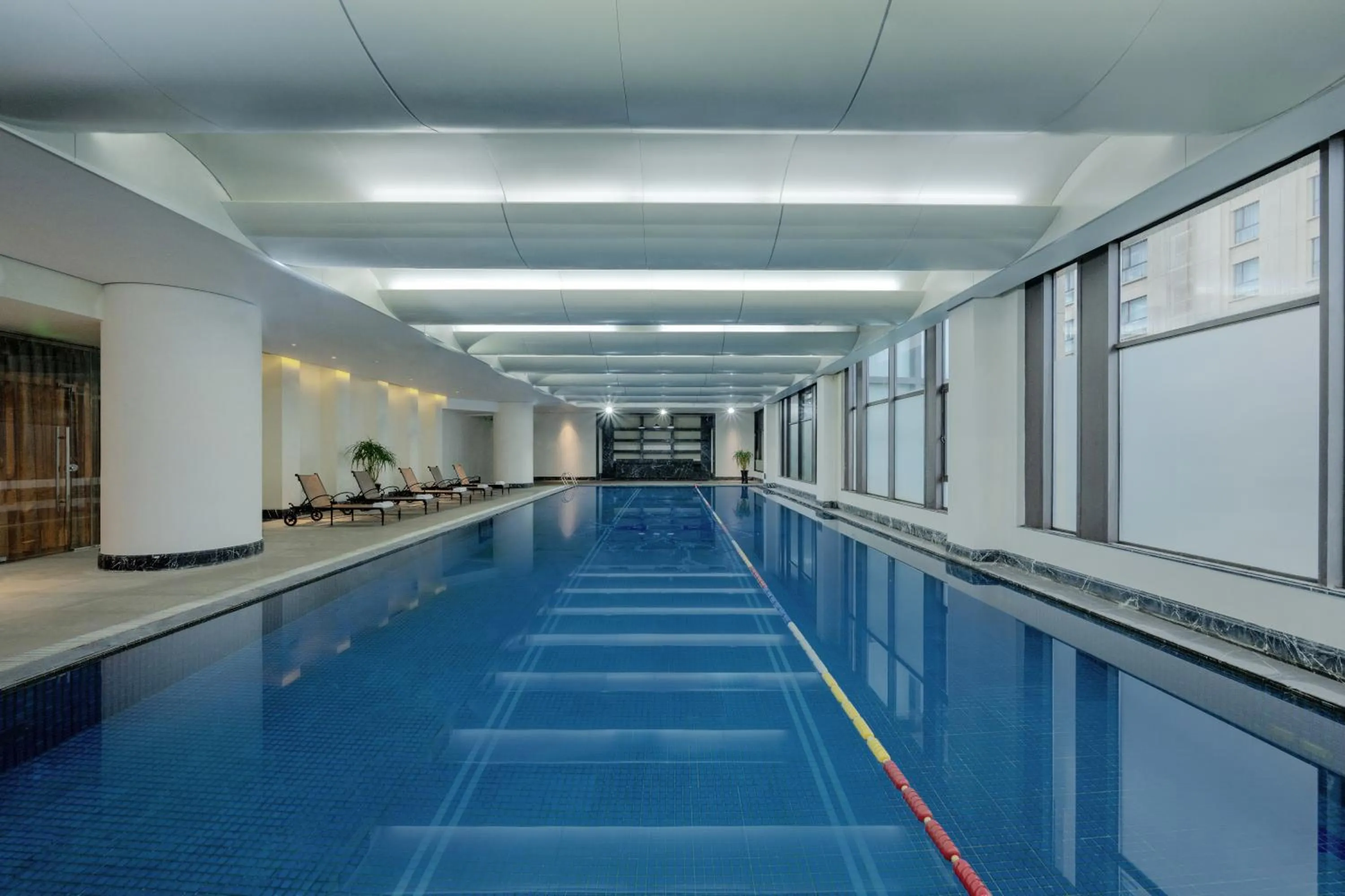 Swimming pool in S&N Zhejiang LinHai International Hotel