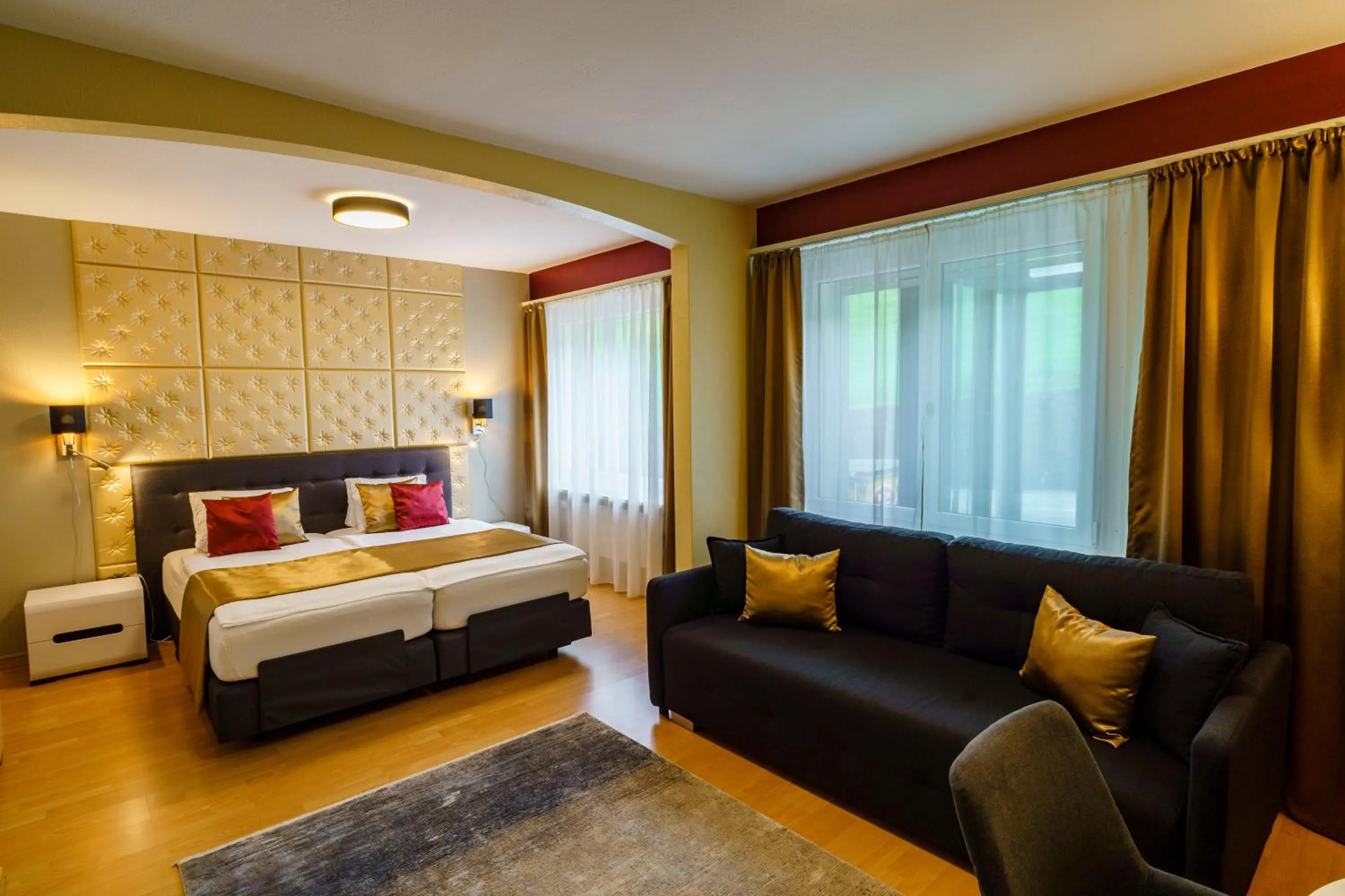 Bed in Seeblick SMART Hotel Rössli