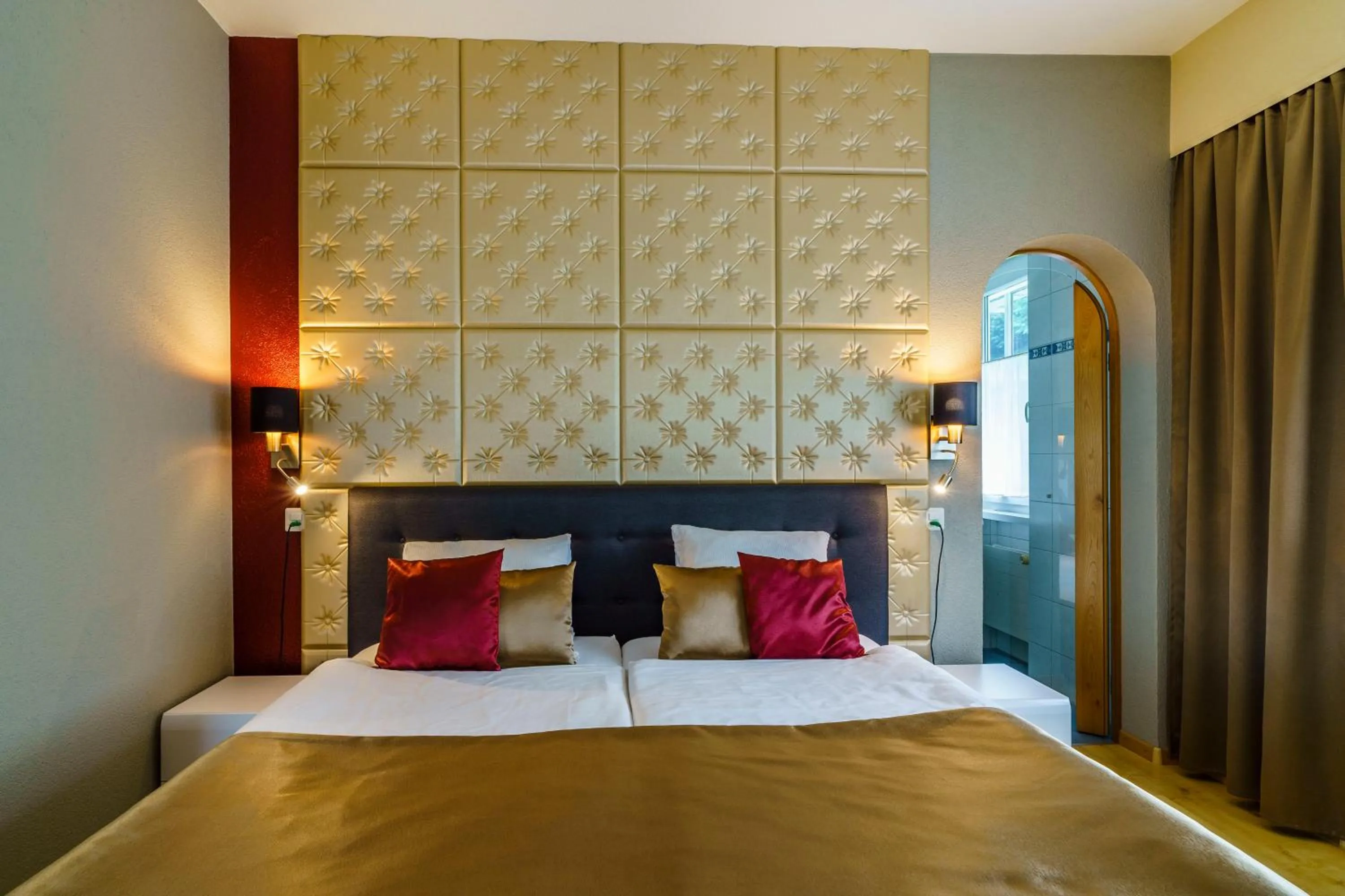 Bed in Seeblick SMART Hotel Rössli