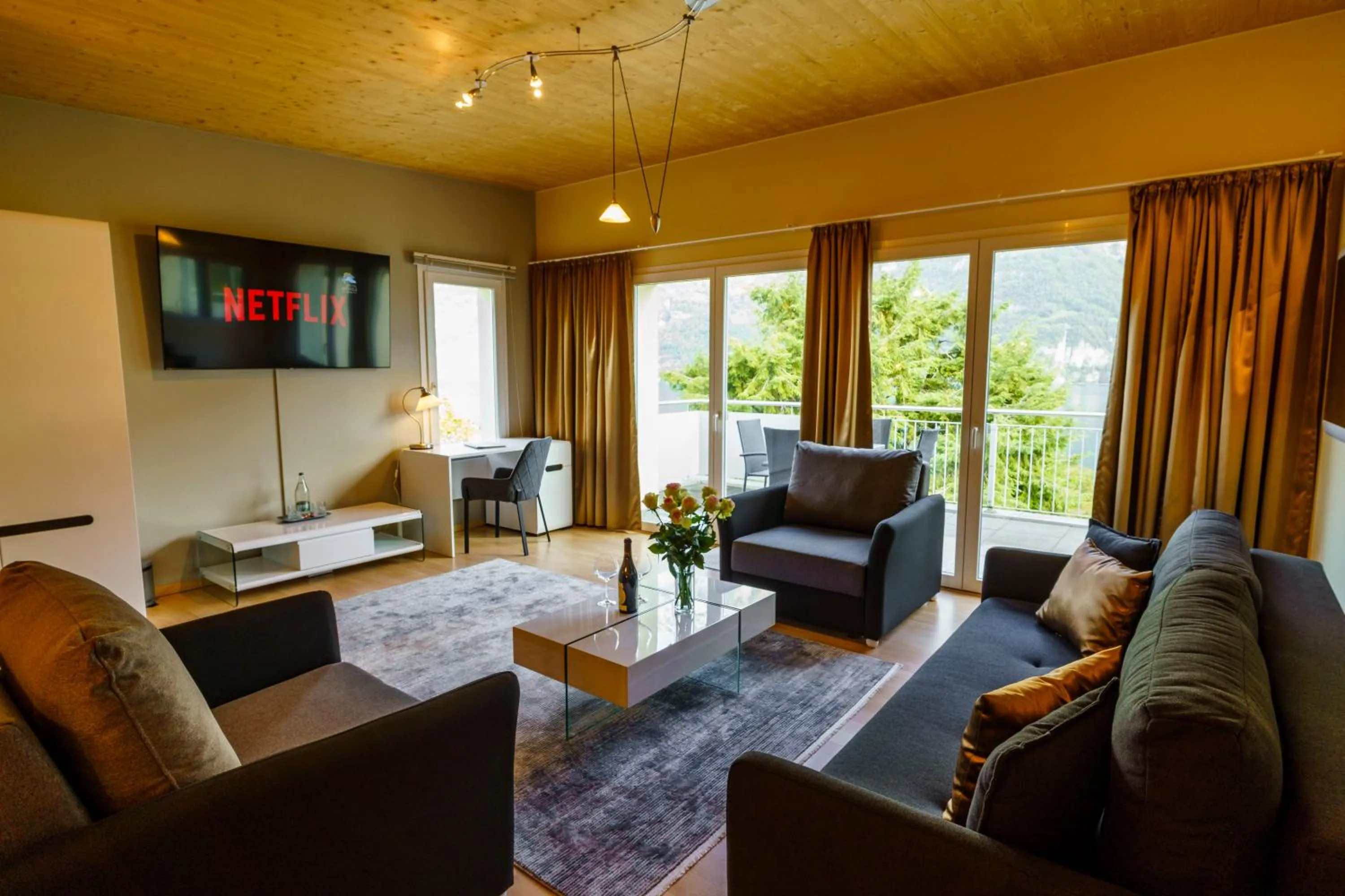 TV and multimedia in Seeblick SMART Hotel Rössli