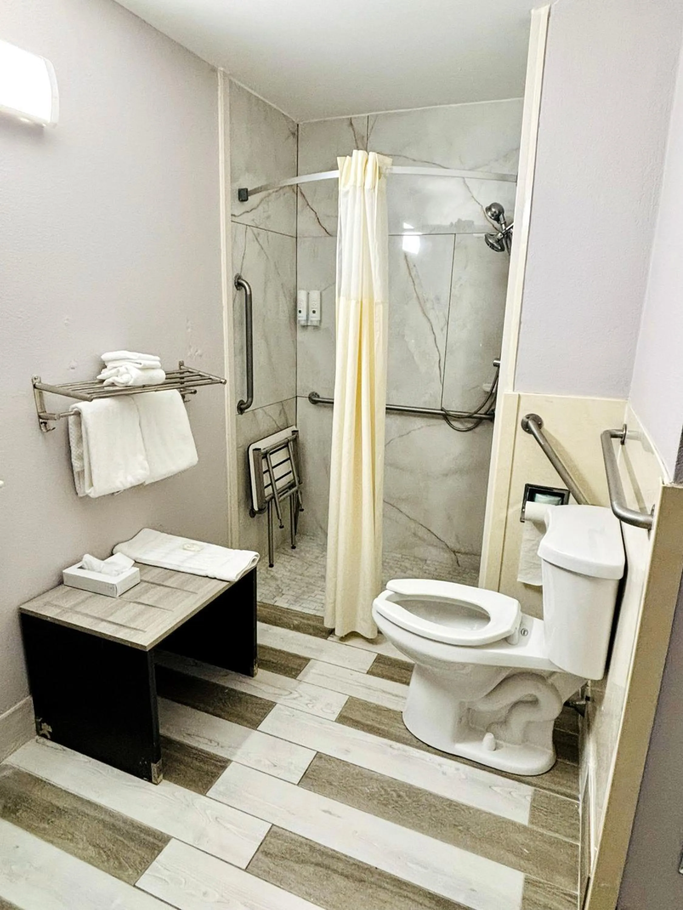 Shower in Quality Inn Raynham - Taunton