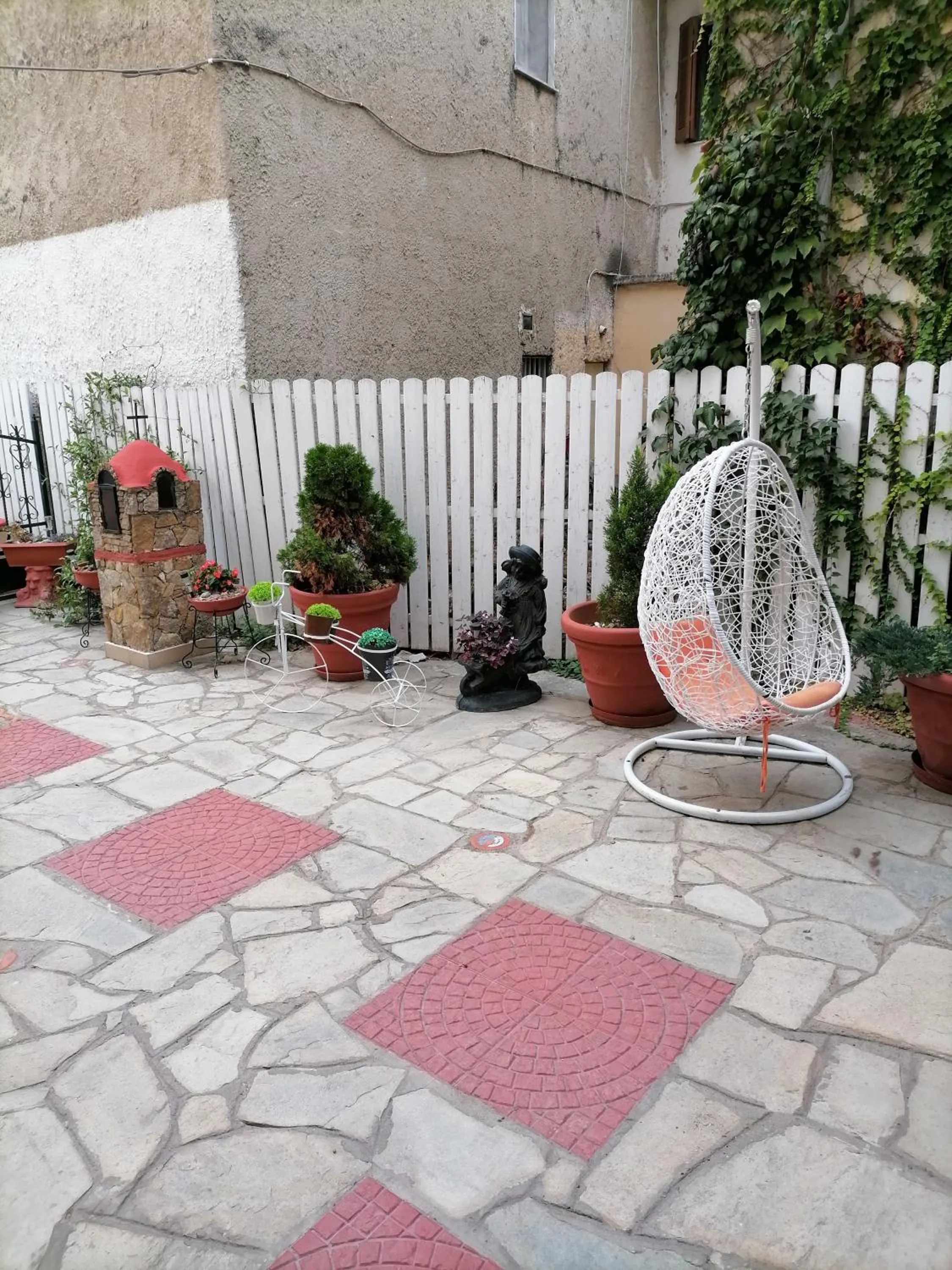 Patio in Hotel Exarhos