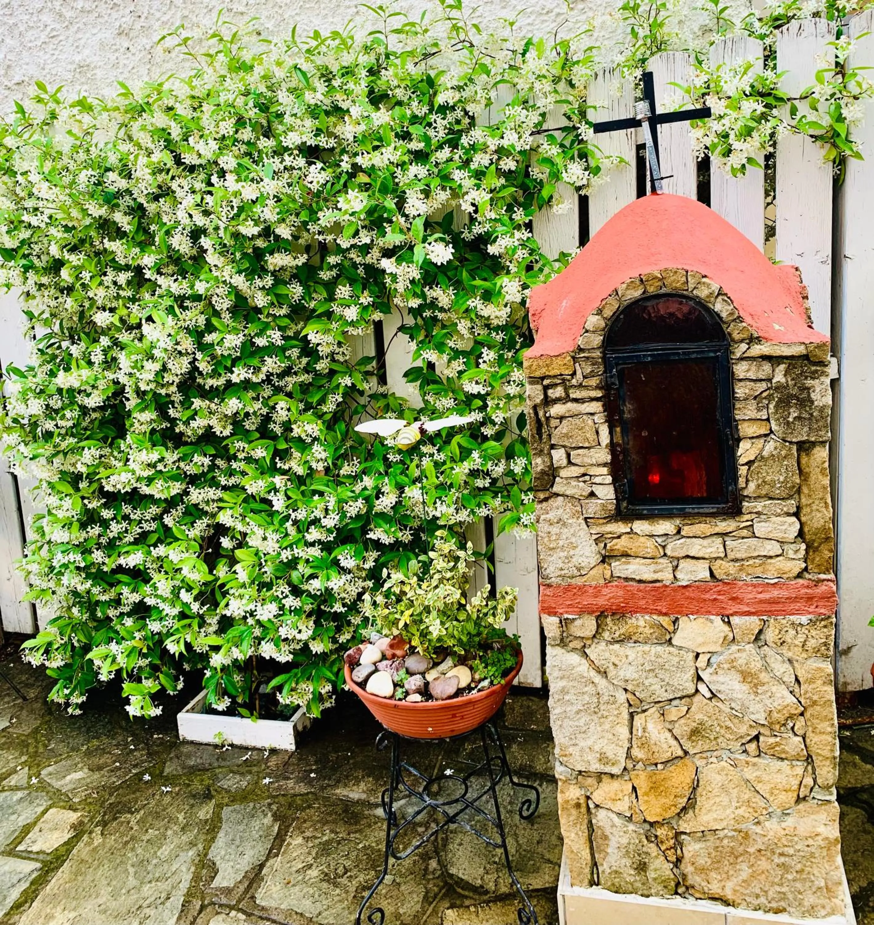 Garden in Hotel Exarhos