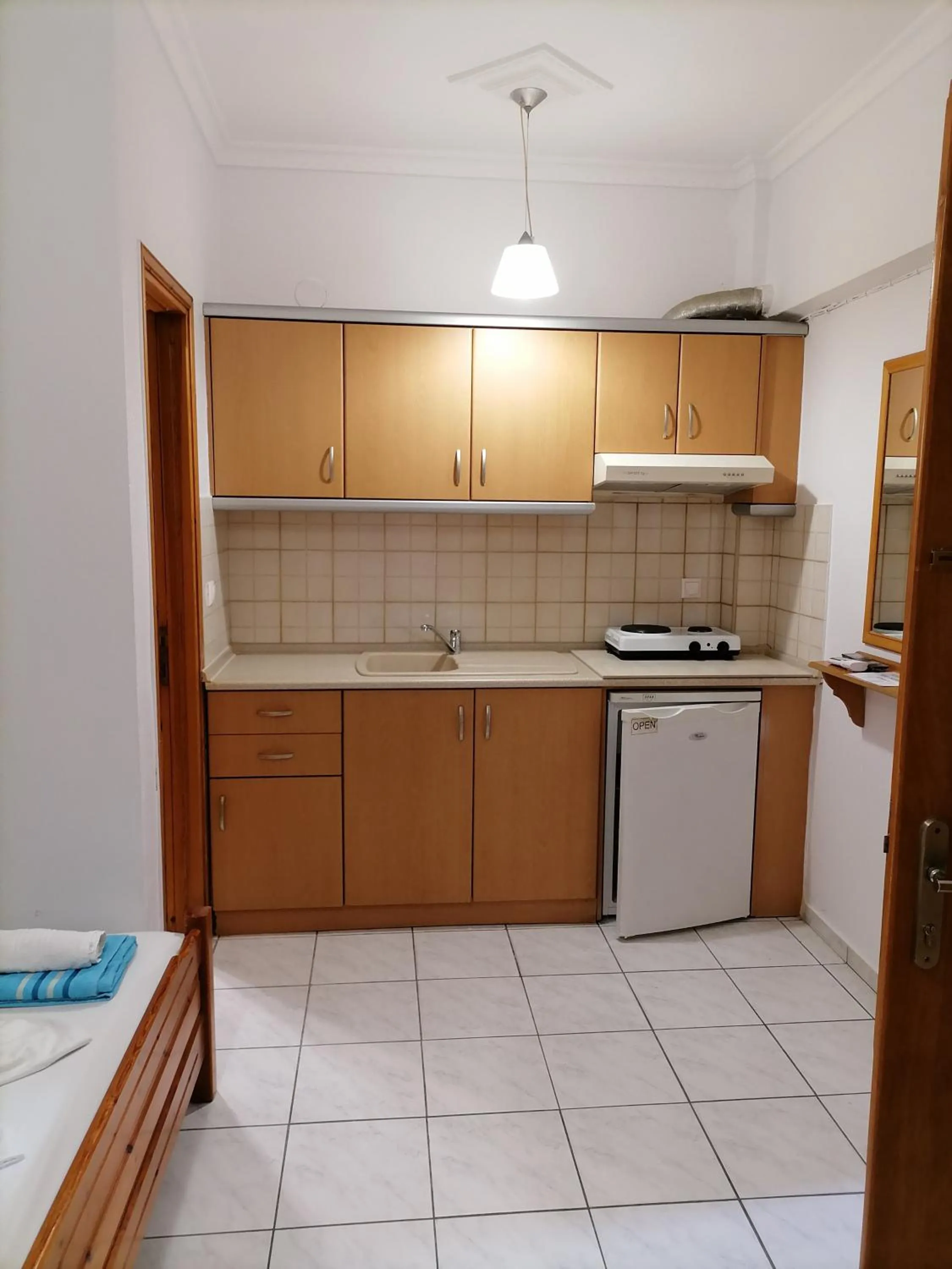 Kitchen or kitchenette in Hotel Exarhos