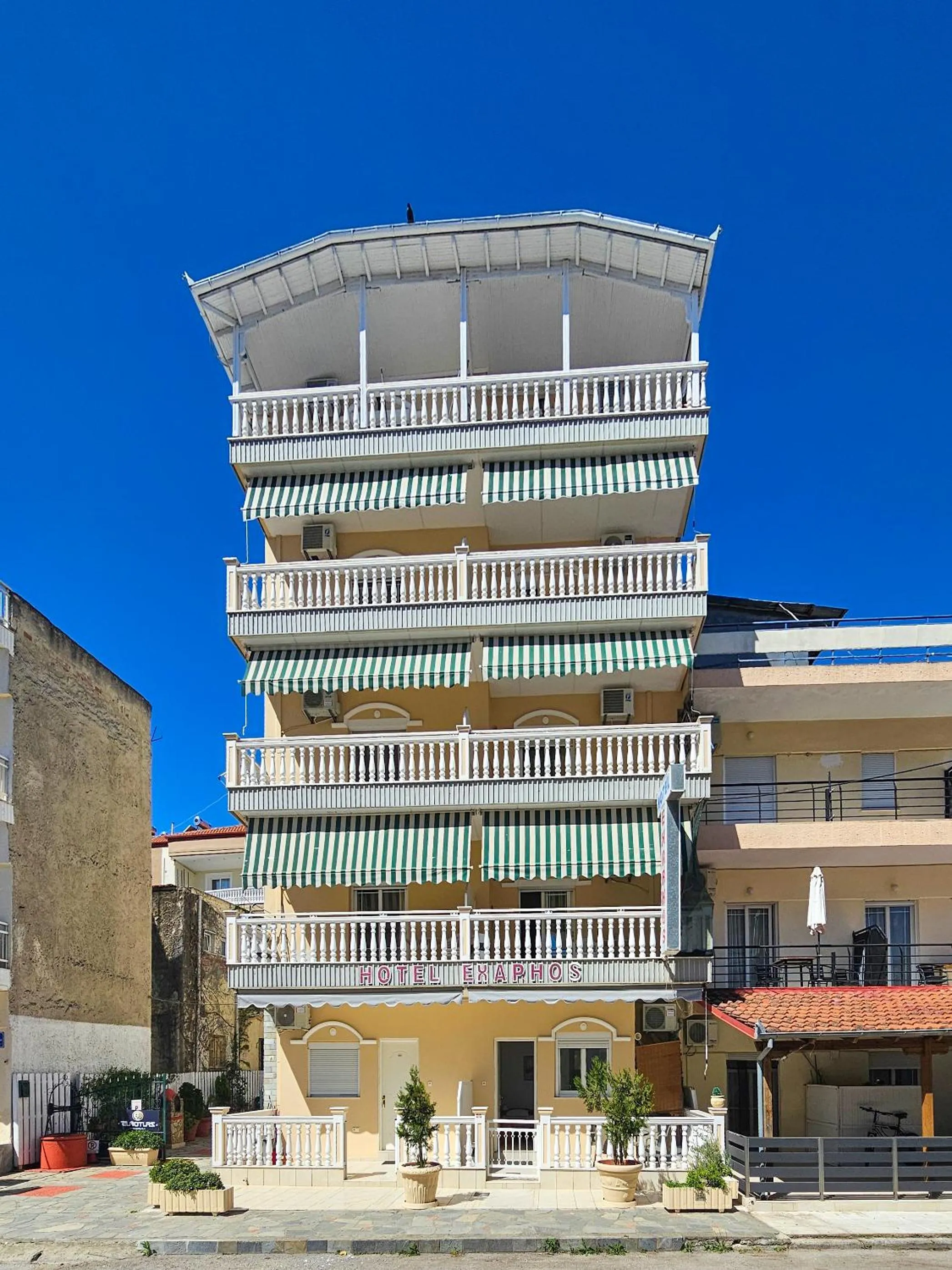 Property building in Hotel Exarhos