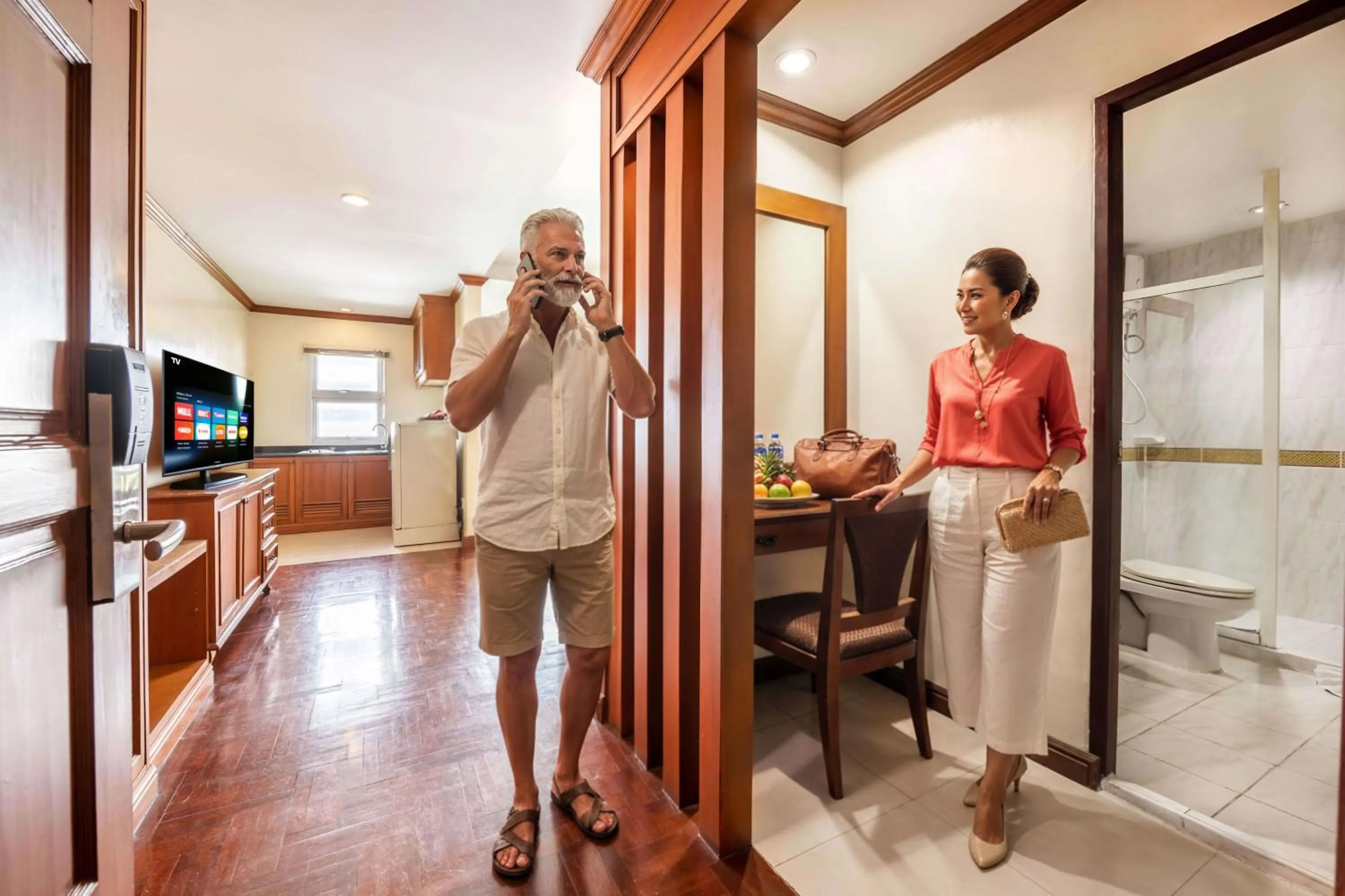 Toilet in Studio Suite by Royal Ivory Nana