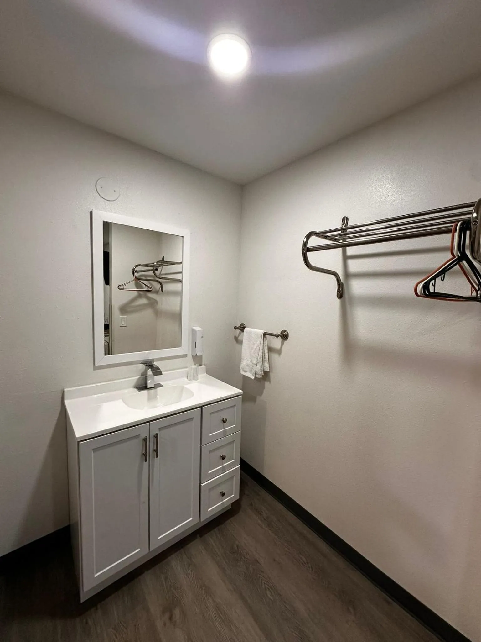 Bathroom in Motel Santa Cruz