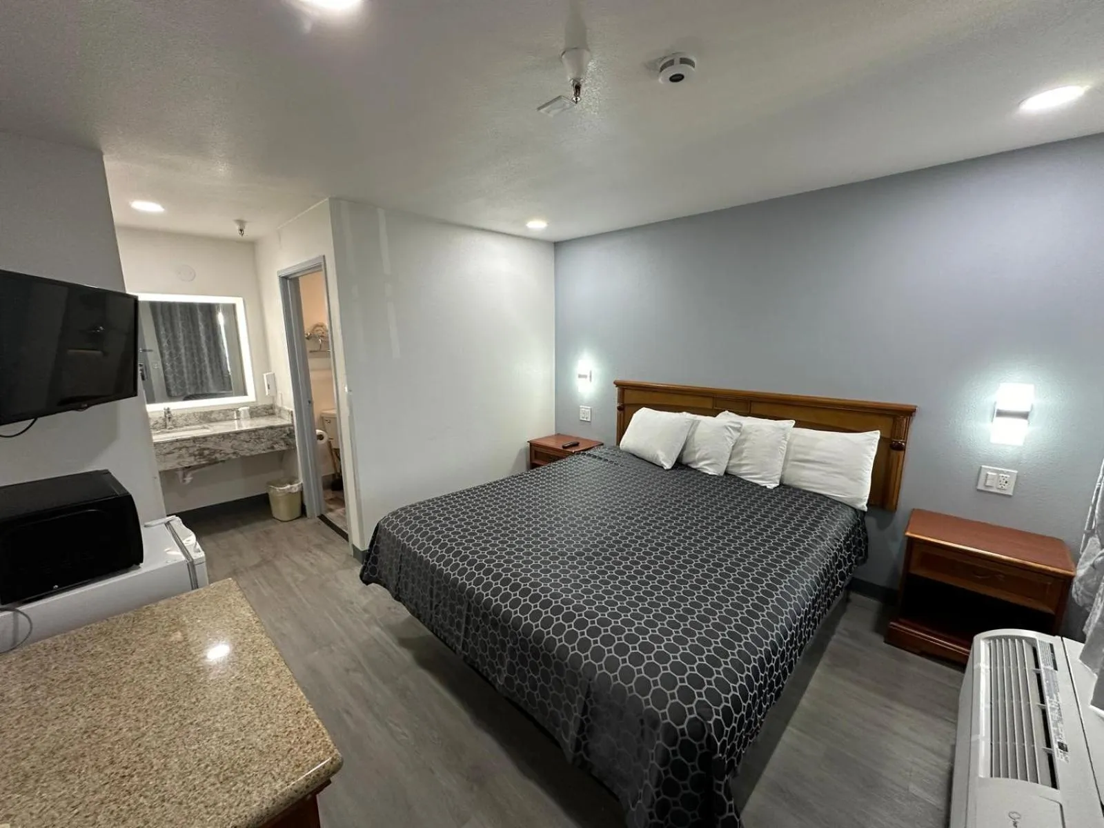 Bedroom, Bed in Motel Santa Cruz