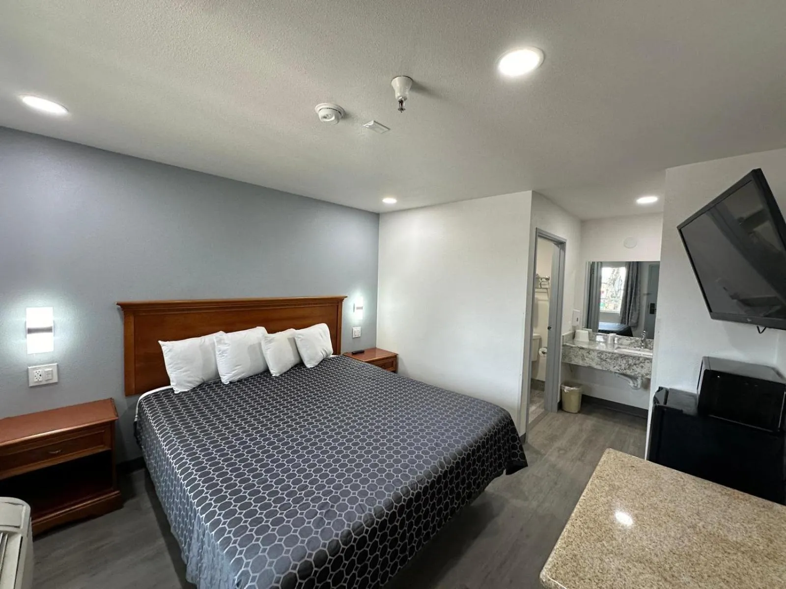 Bedroom, Bed in Motel Santa Cruz