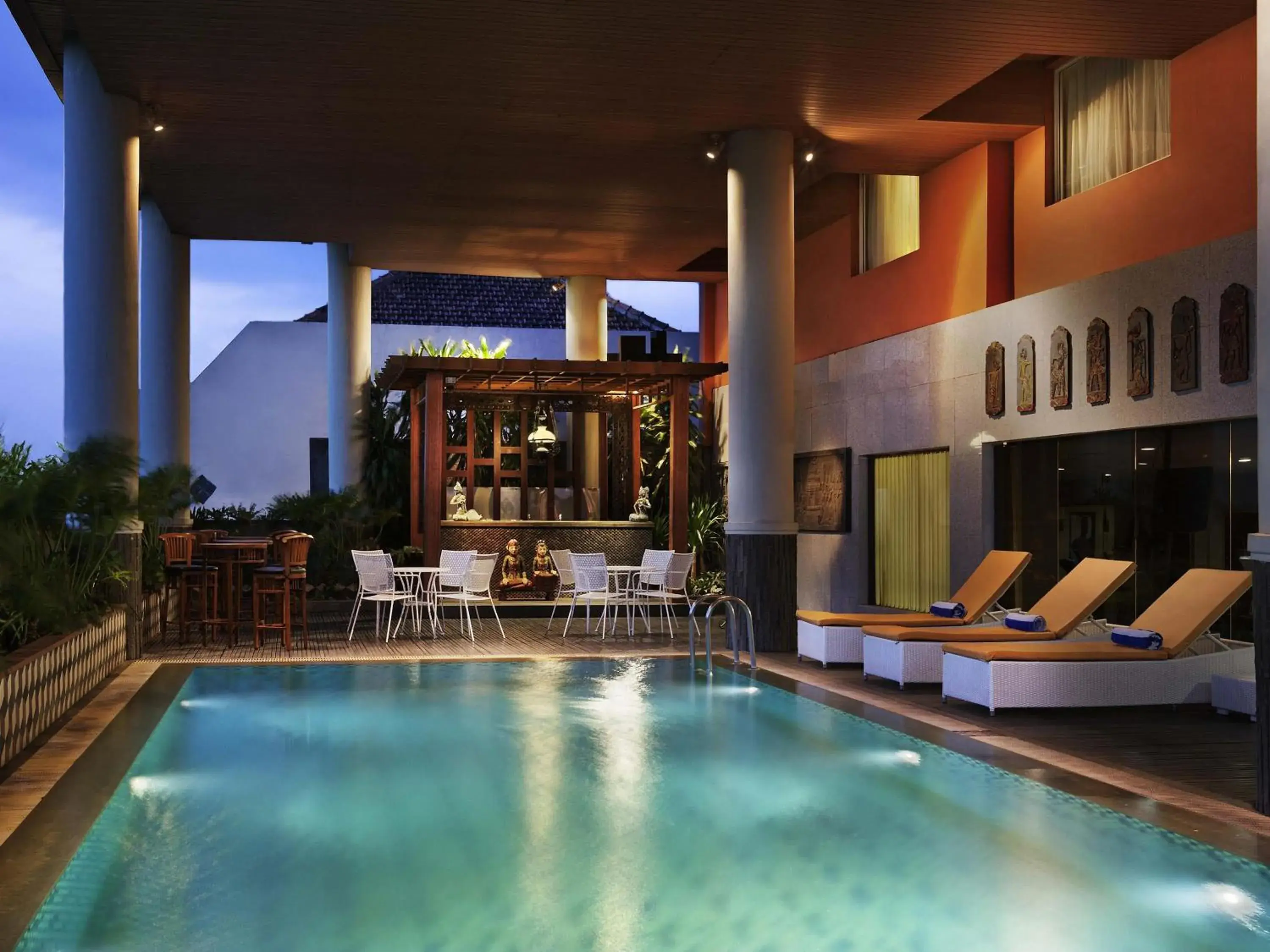 Pool view in The Royal Surakarta Heritage - Handwritten Collection Pool view in The Royal Surakarta Heritage - Handwritten Collection