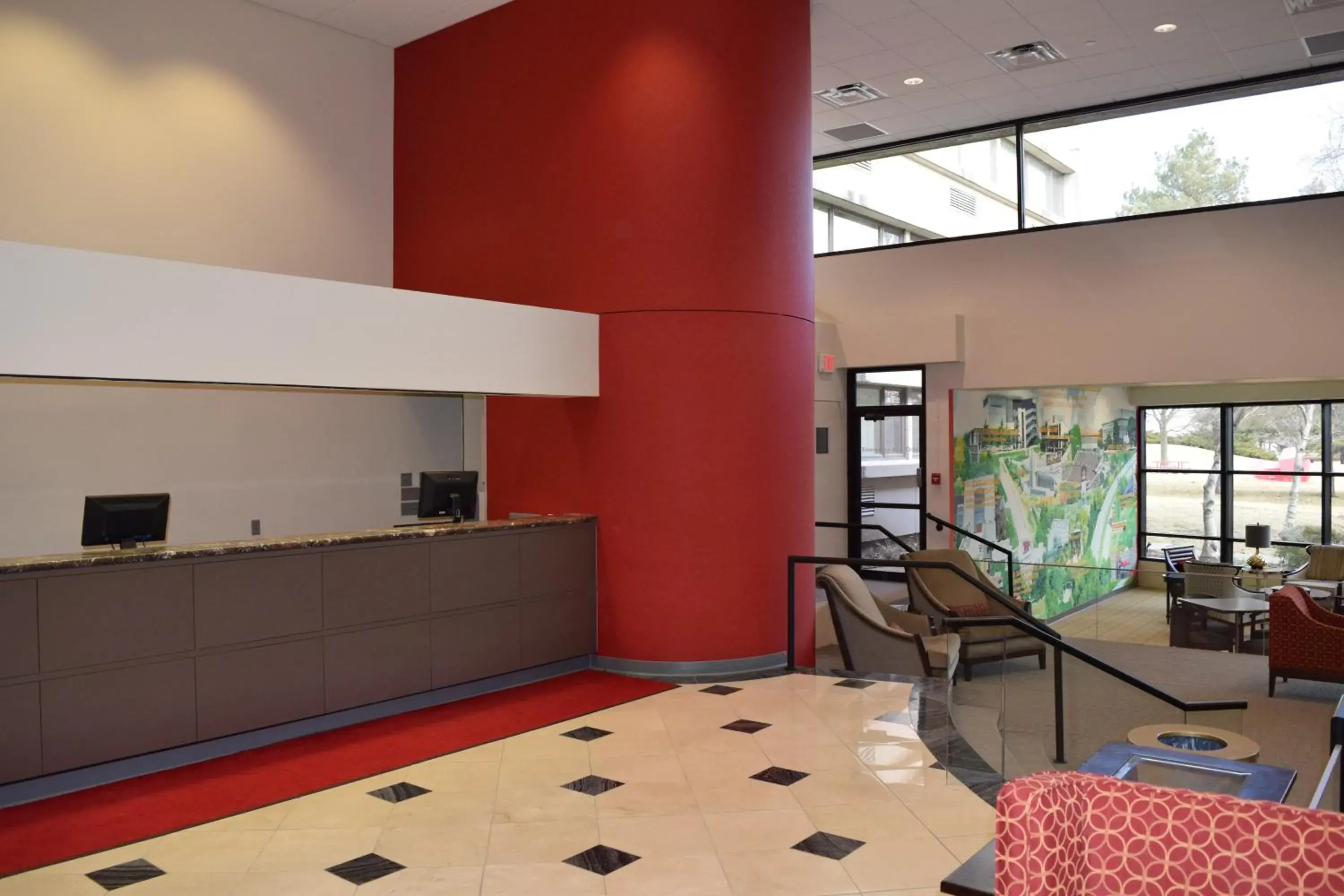 Lobby or reception in Gateway Hotel and Conference Center Lobby or reception in Gateway Hotel and Conference Center