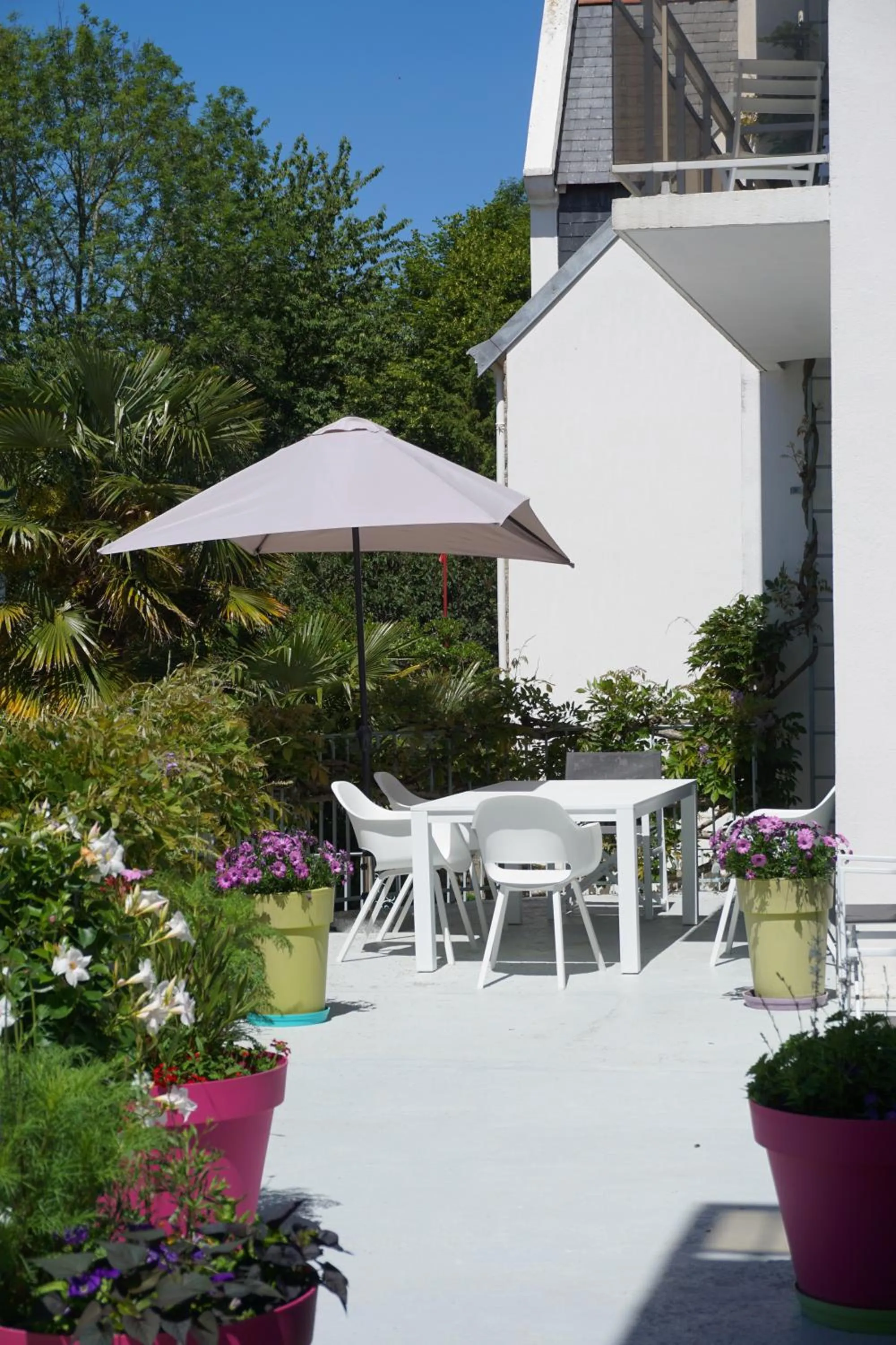 Patio in Hotel Ker Vennaik