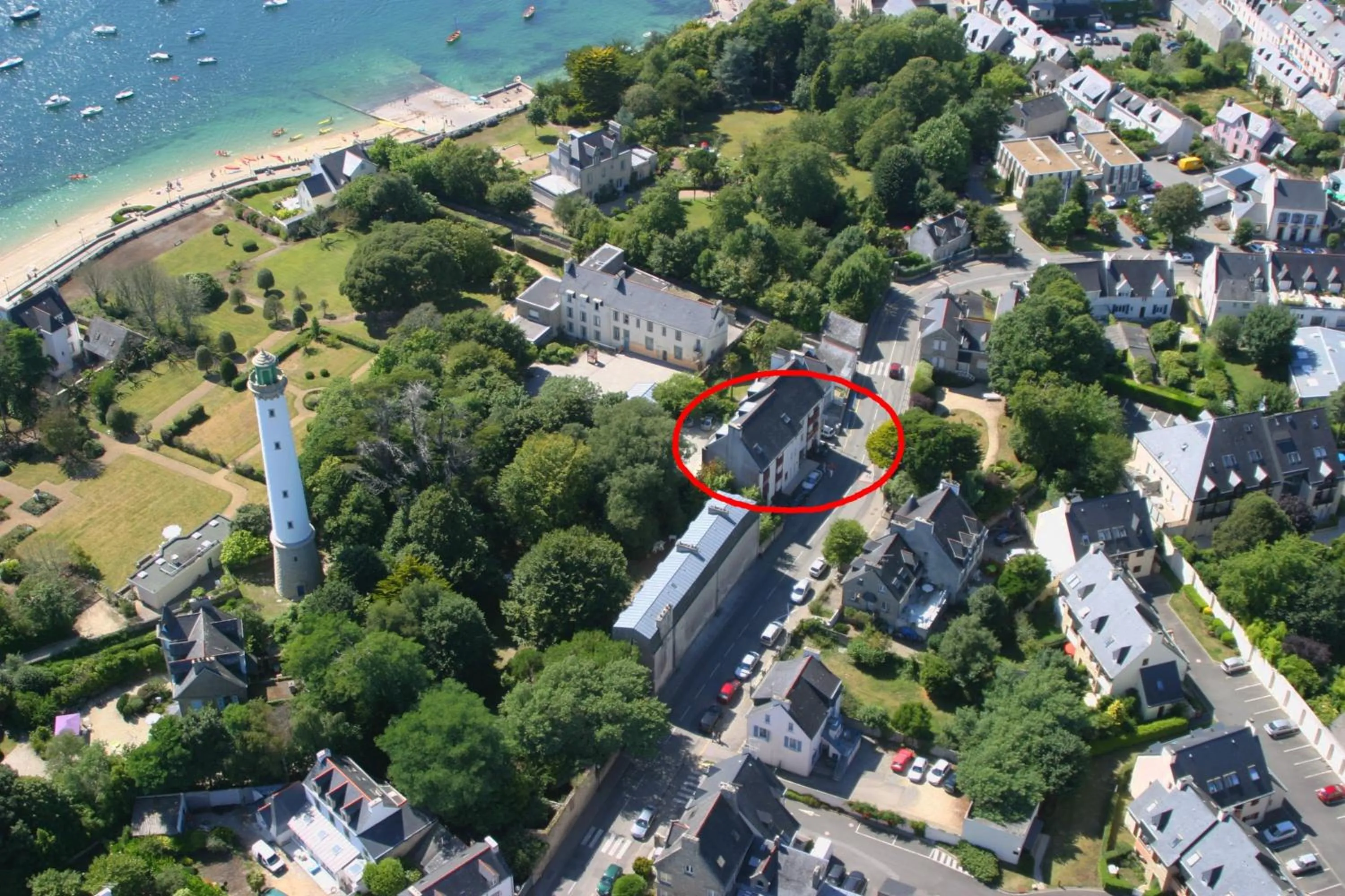 Bird's eye view in Hotel Ker Vennaik