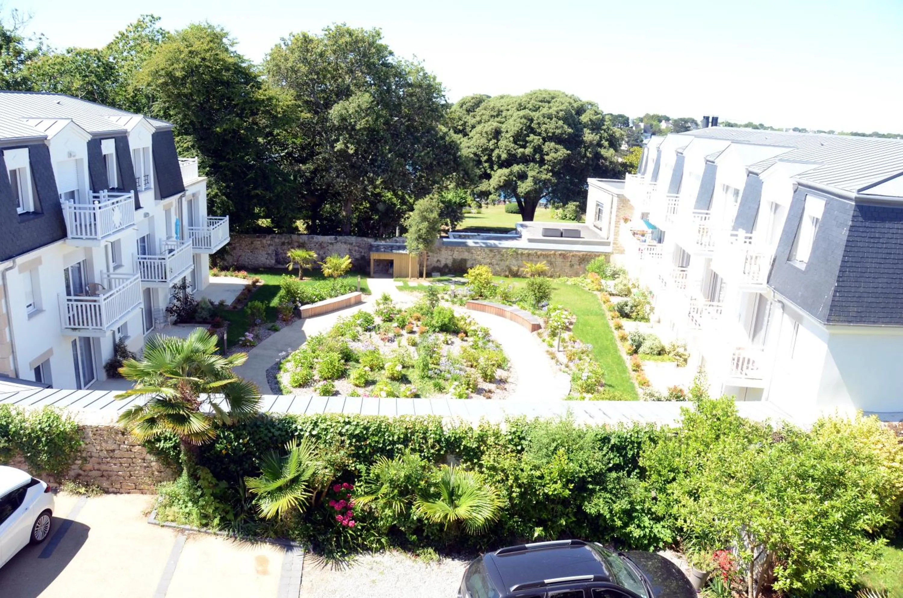 Garden view in Hotel Ker Vennaik