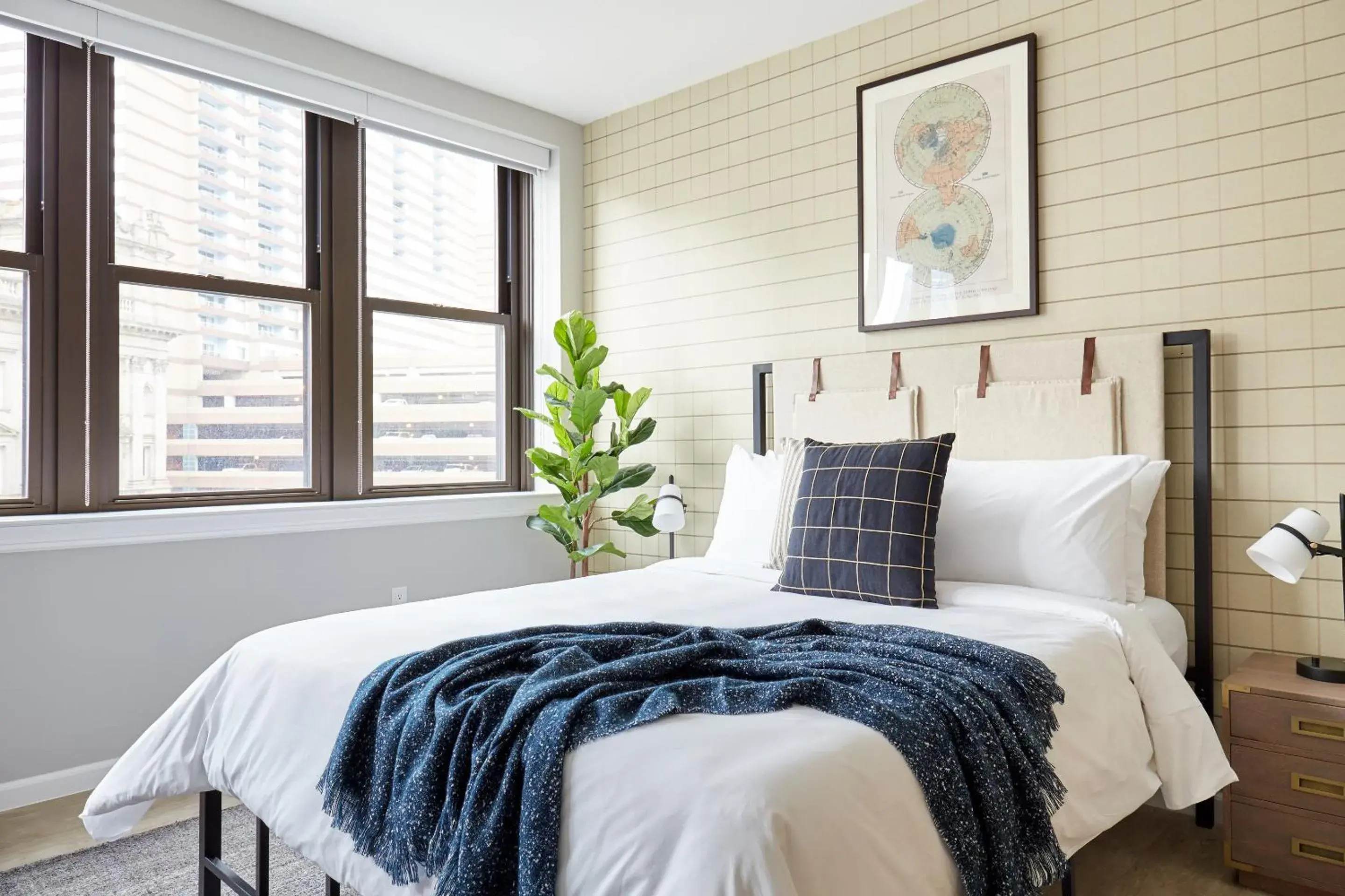 Bed in Kasa Cadillac Square Detroit Bed in Kasa Cadillac Square Detroit