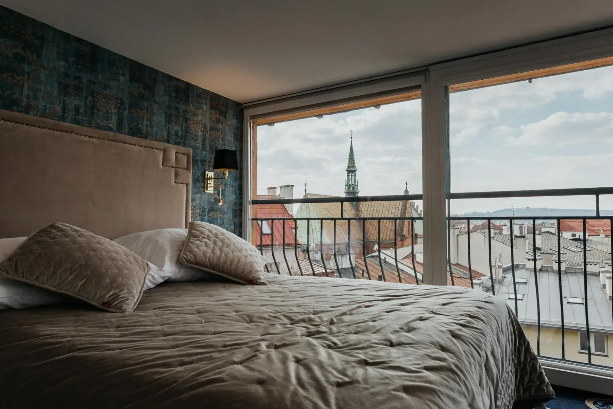 View (from property/room), Bed in Hotel Jan View (from property/room), Bed in Hotel Jan