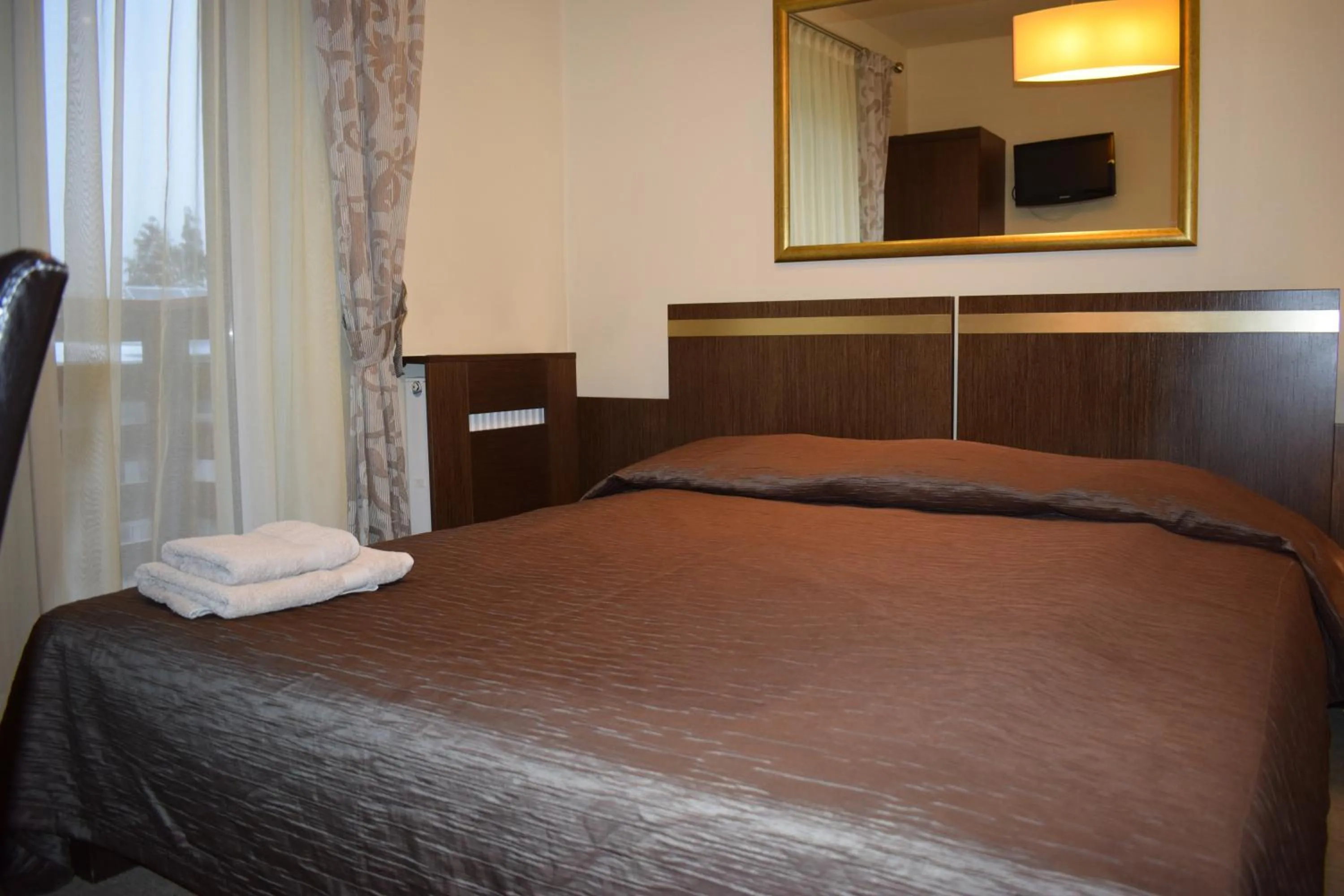 Bed in Hotel Orlik