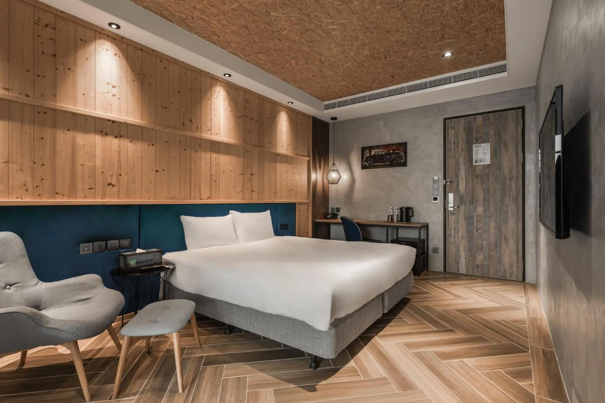 Bed in Oinn Hotel & Hostel Tainan