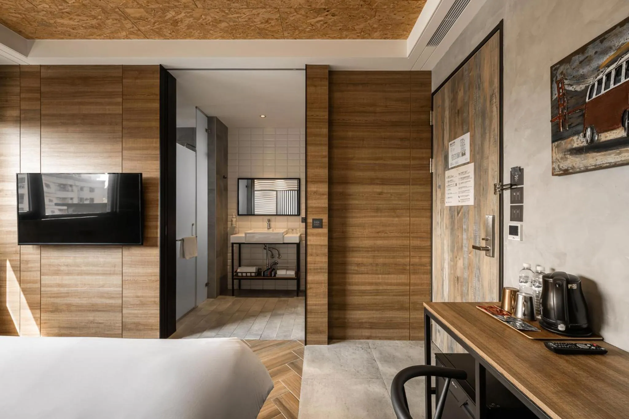 Bed in Oinn Hotel & Hostel Tainan