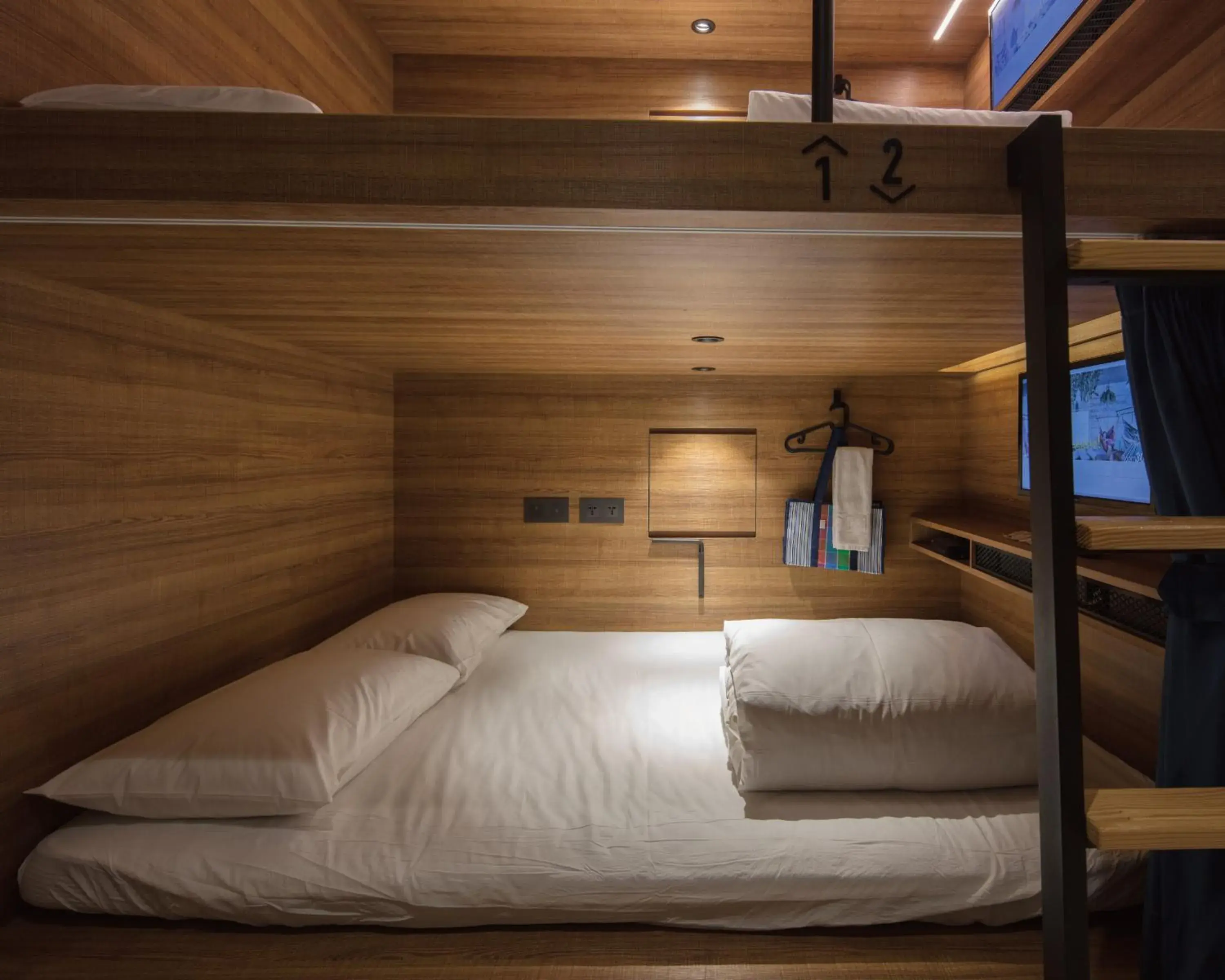 bunk bed in Hotel Leisure 台南行旅-巷弄潮旅 bunk bed in Hotel Leisure 台南行旅-巷弄潮旅