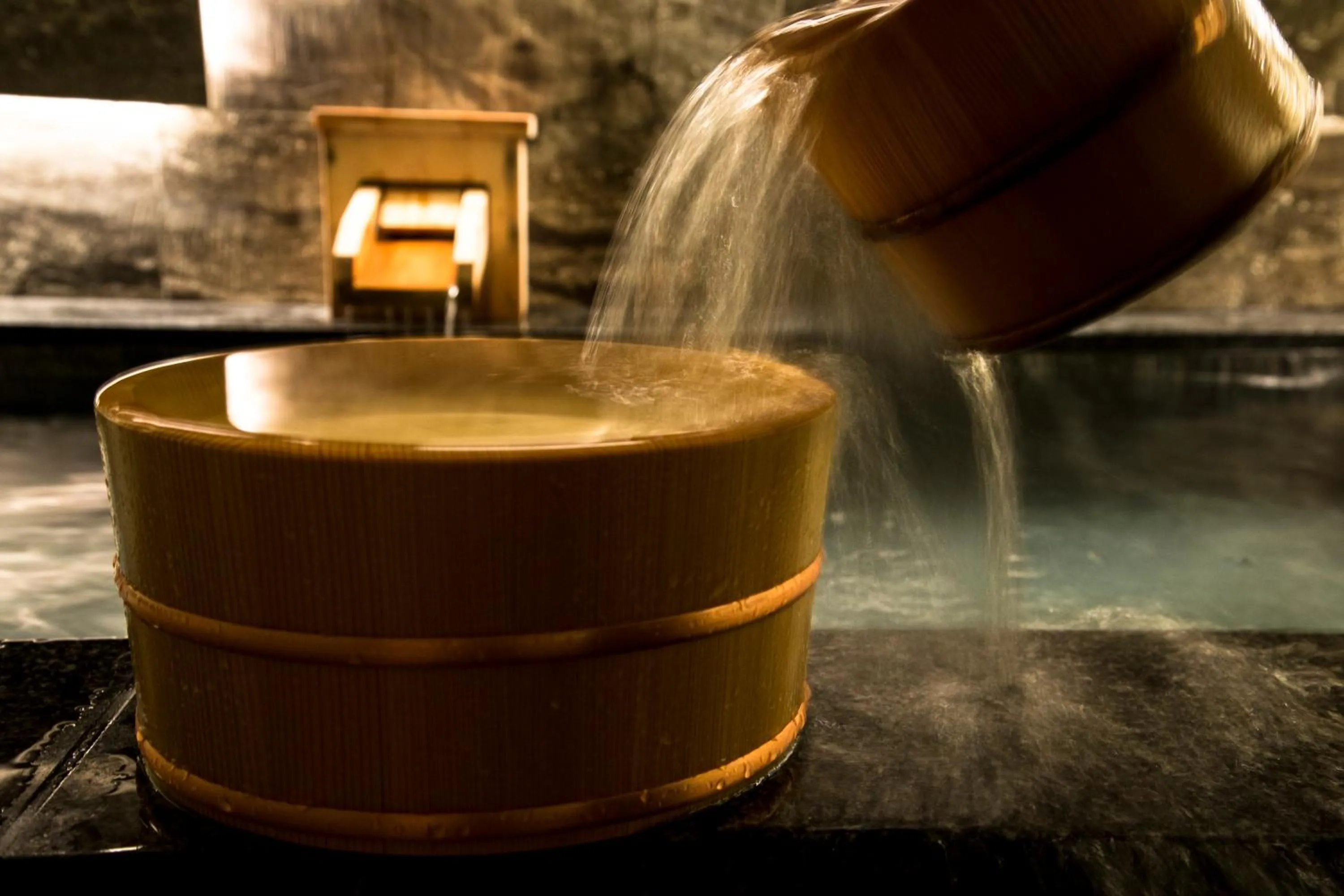 Hot Spring Bath in Kinosaki onsen Tokitotoki