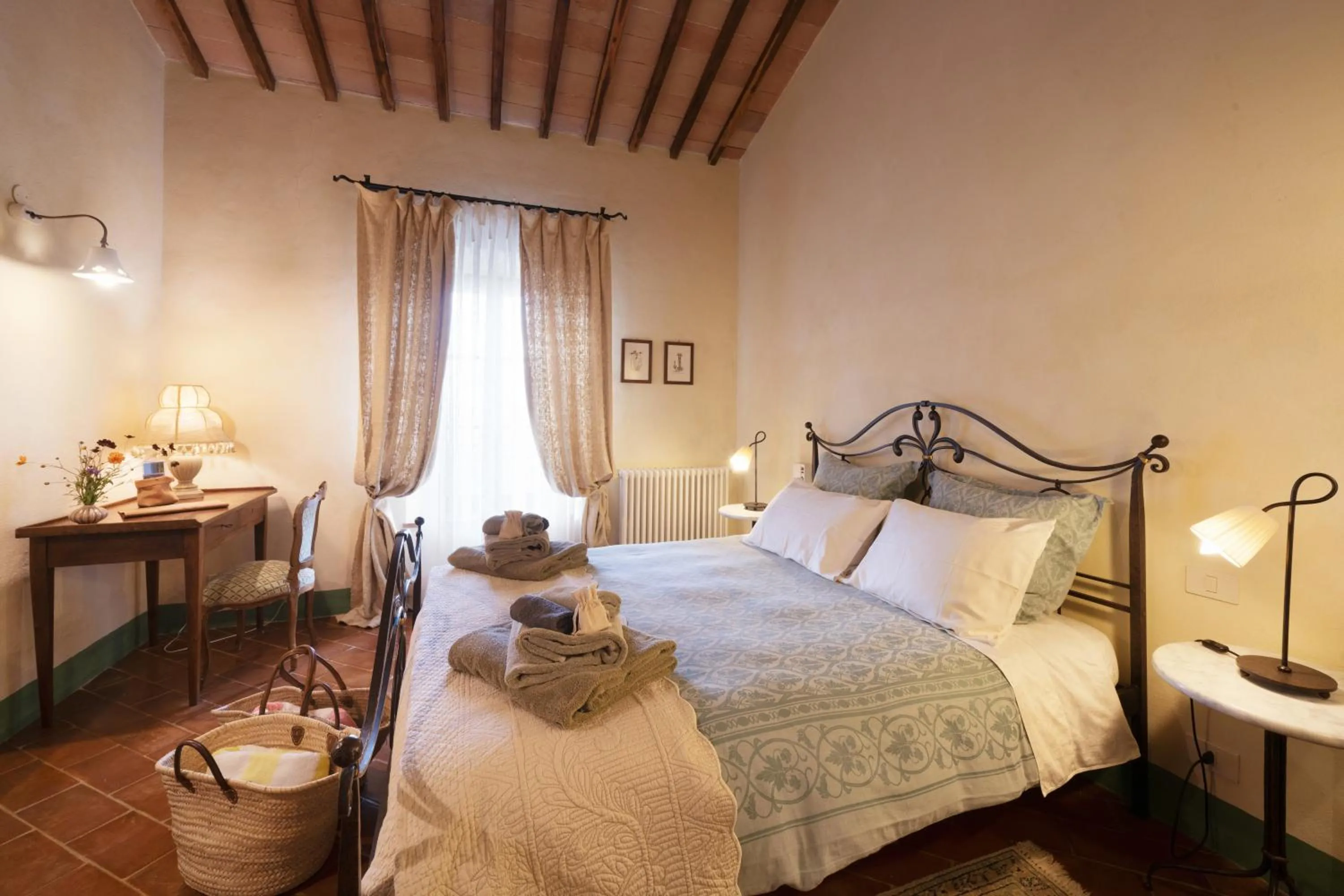 Bedroom, Bed in Villa Montecastello
