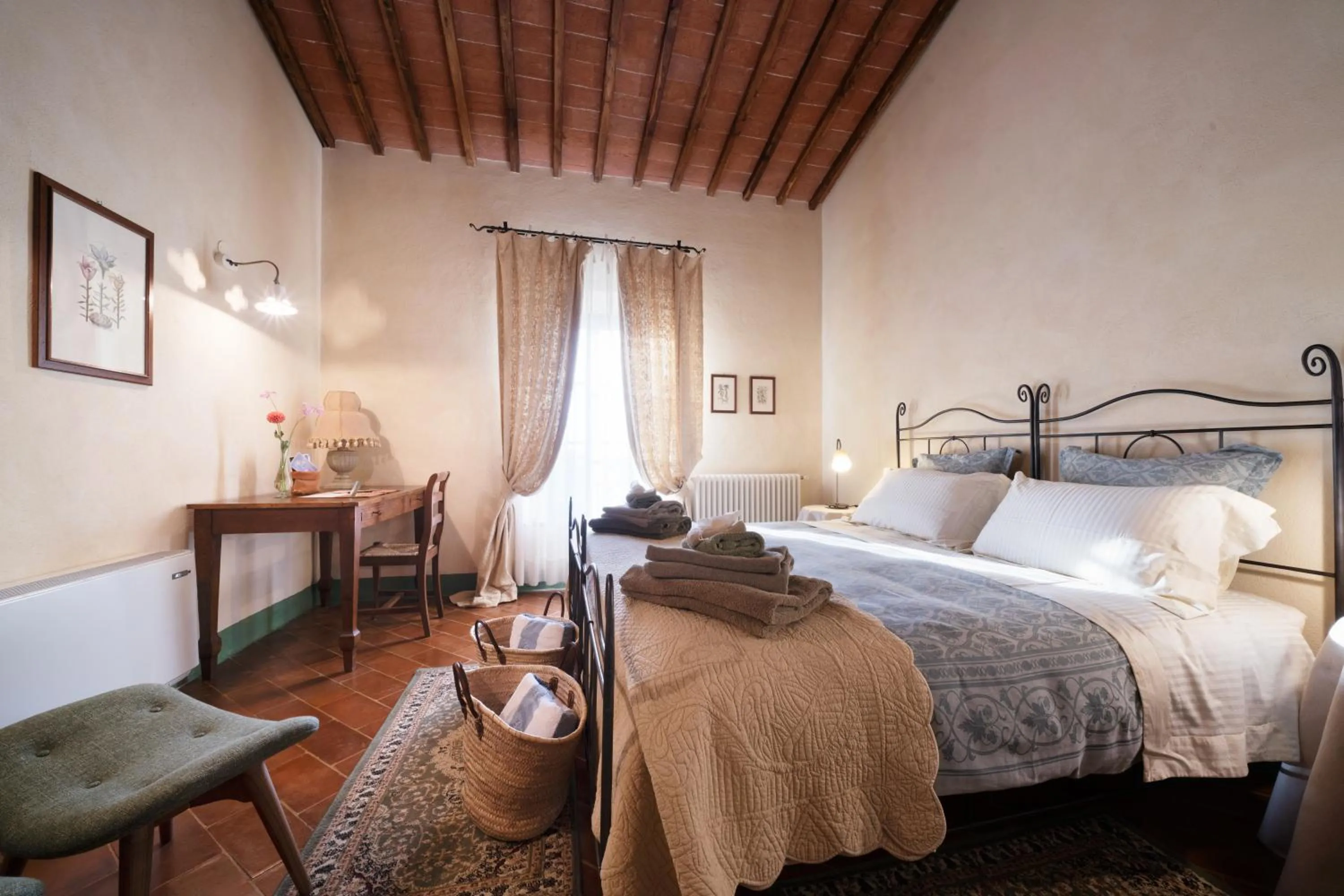 Bedroom, Bed in Villa Montecastello