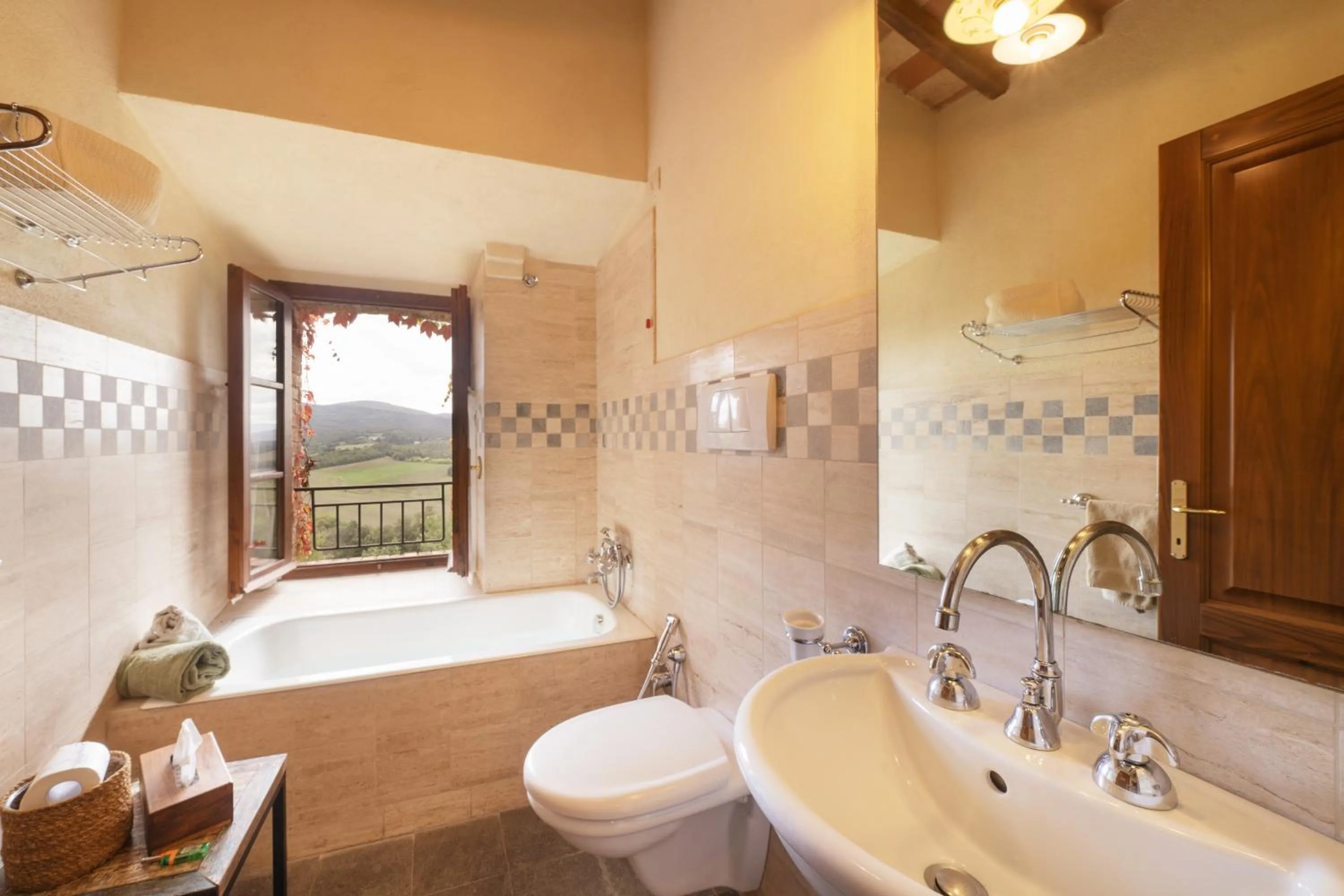 Bathroom in Villa Montecastello