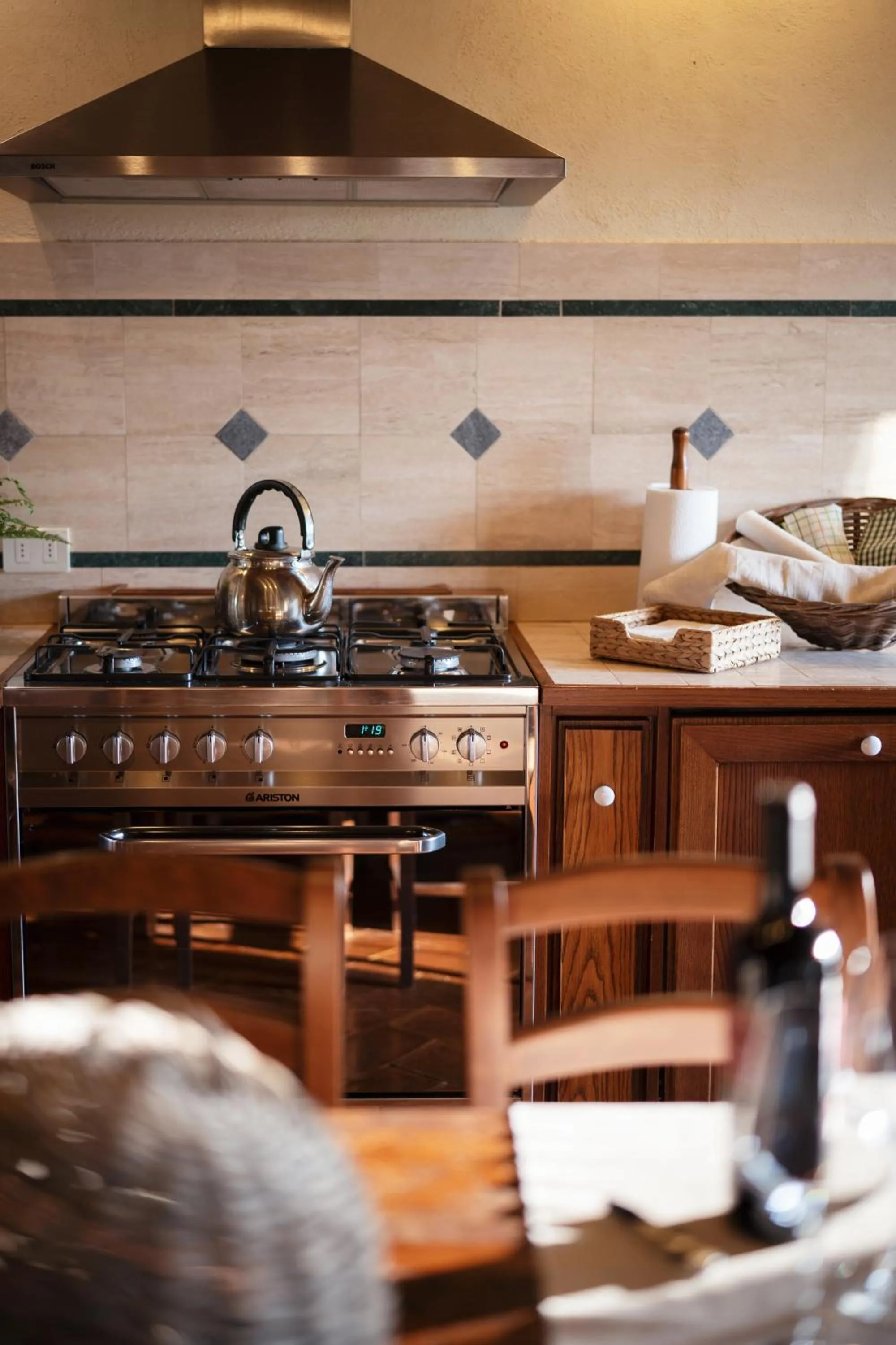 Kitchen or kitchenette in Villa Montecastello