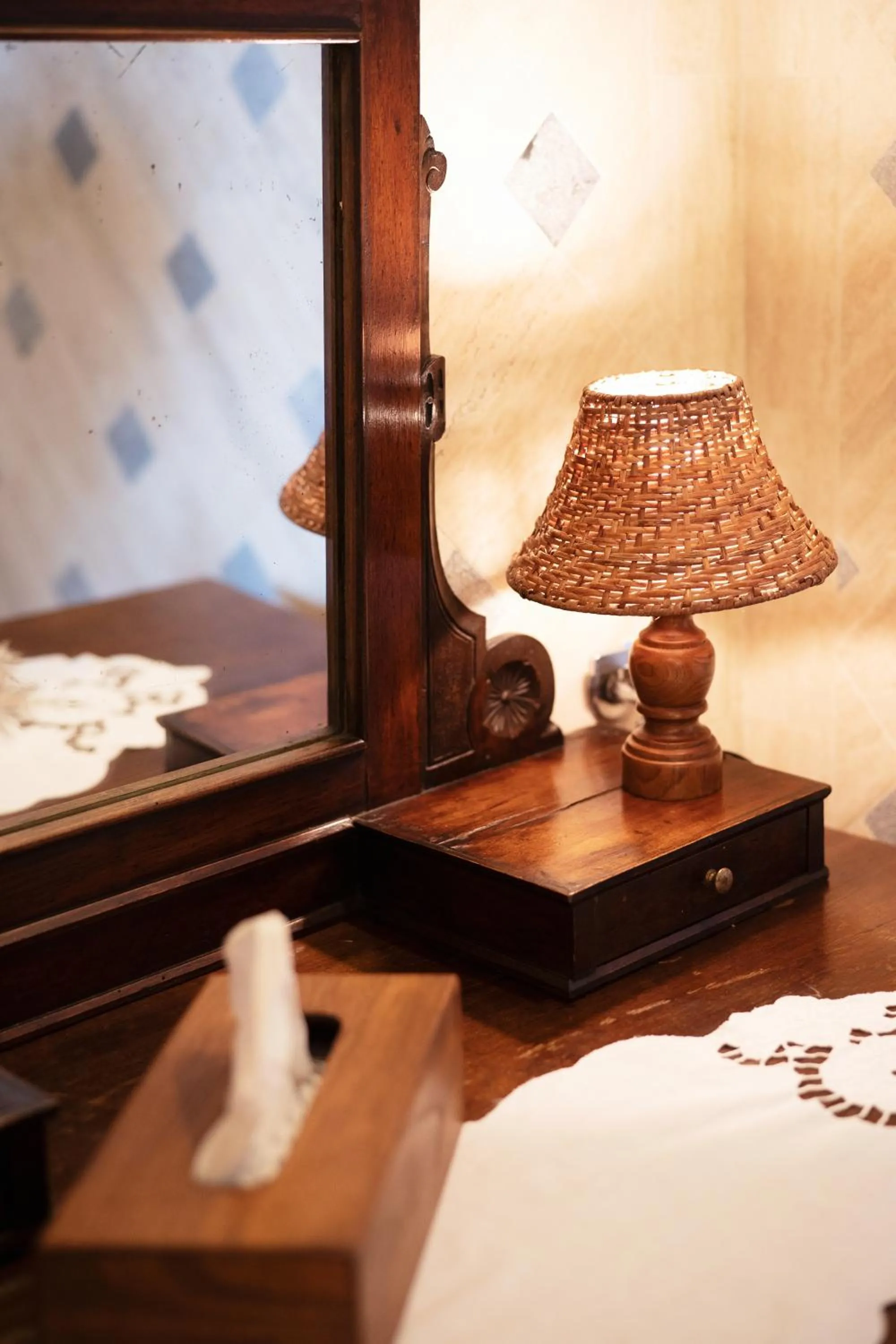 Decorative detail, Bed in Villa Montecastello