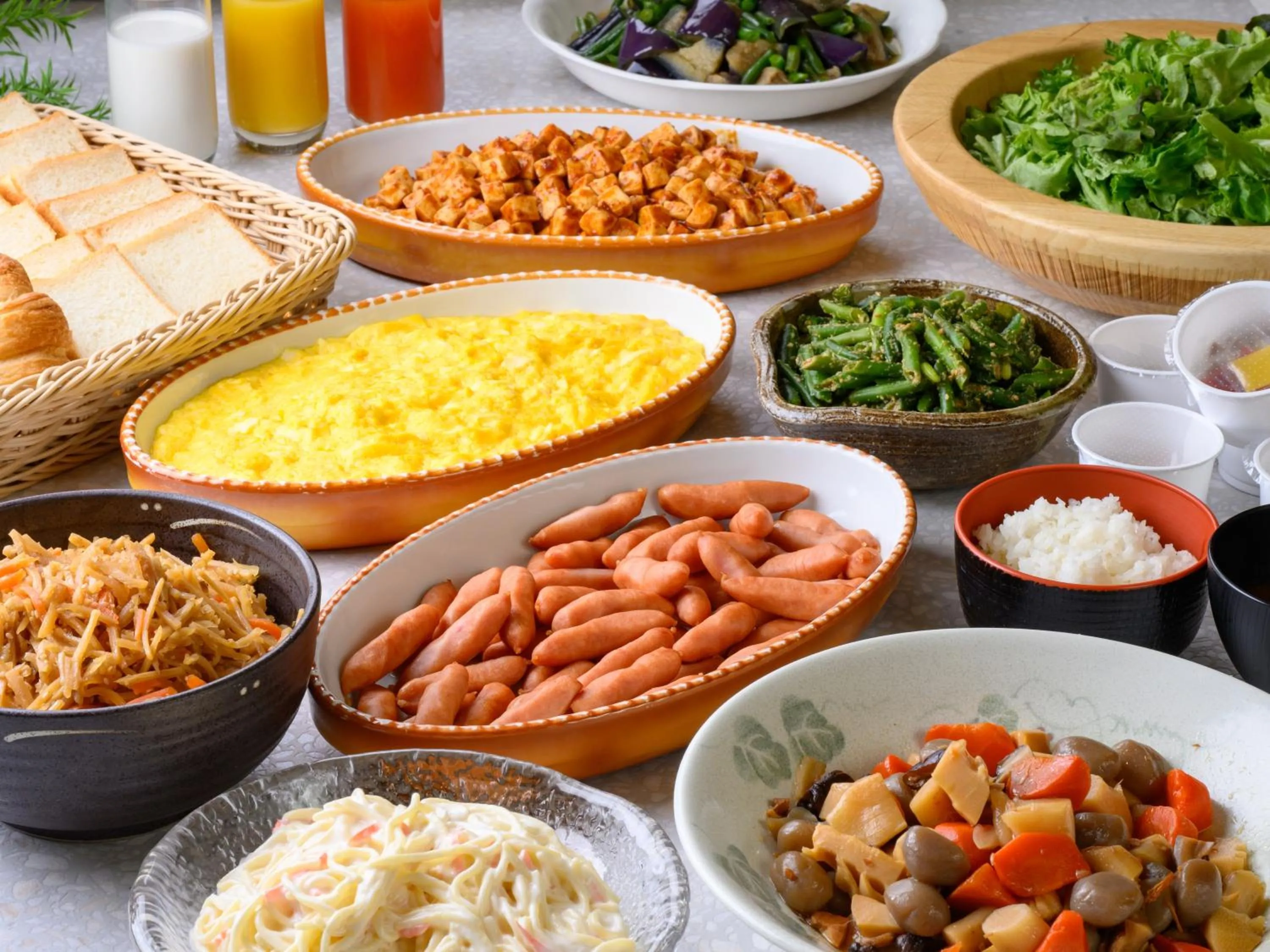 Breakfast in Nawa Plaza Hotel