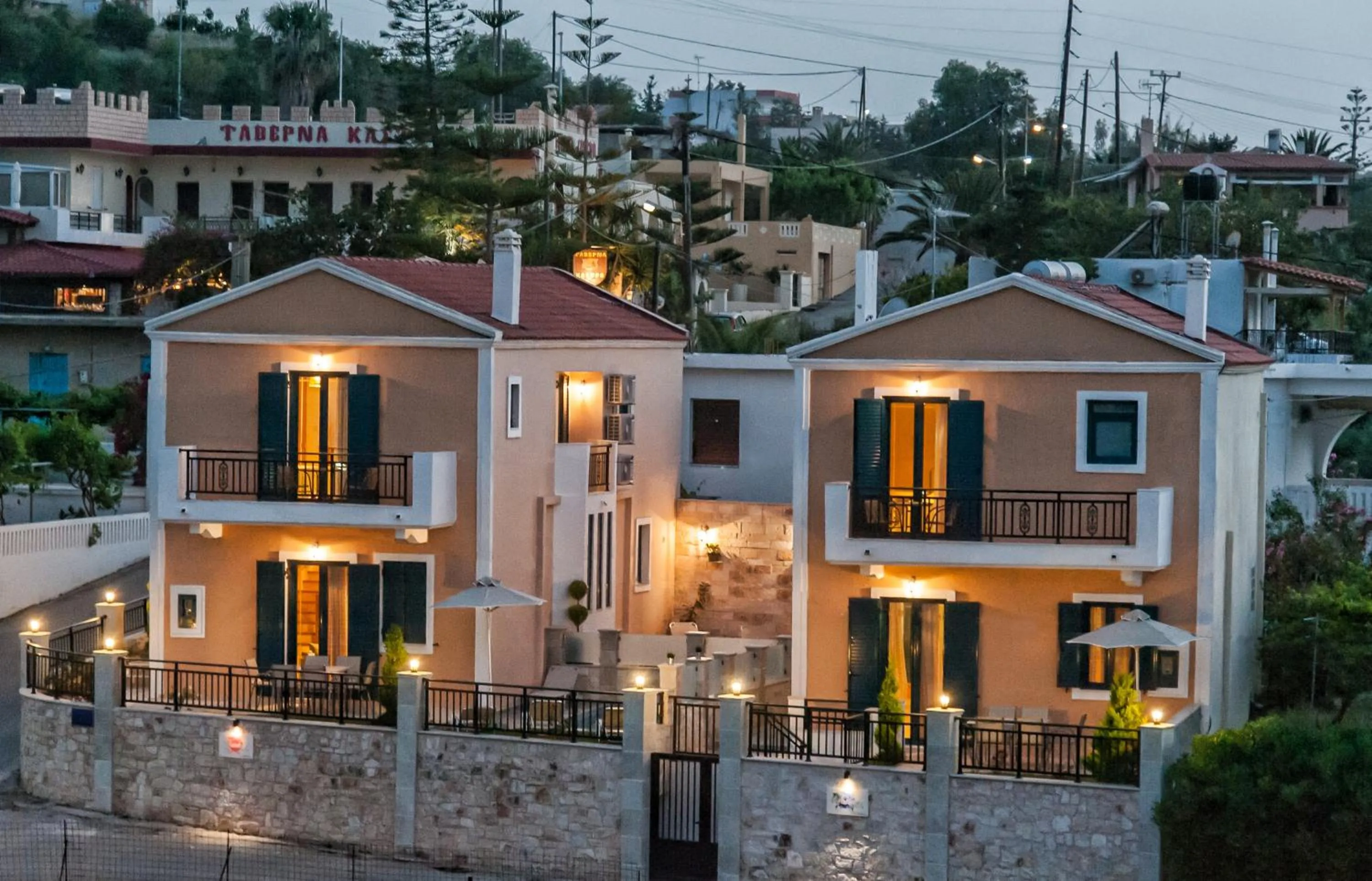 Facade/entrance in Crete Residence Villas