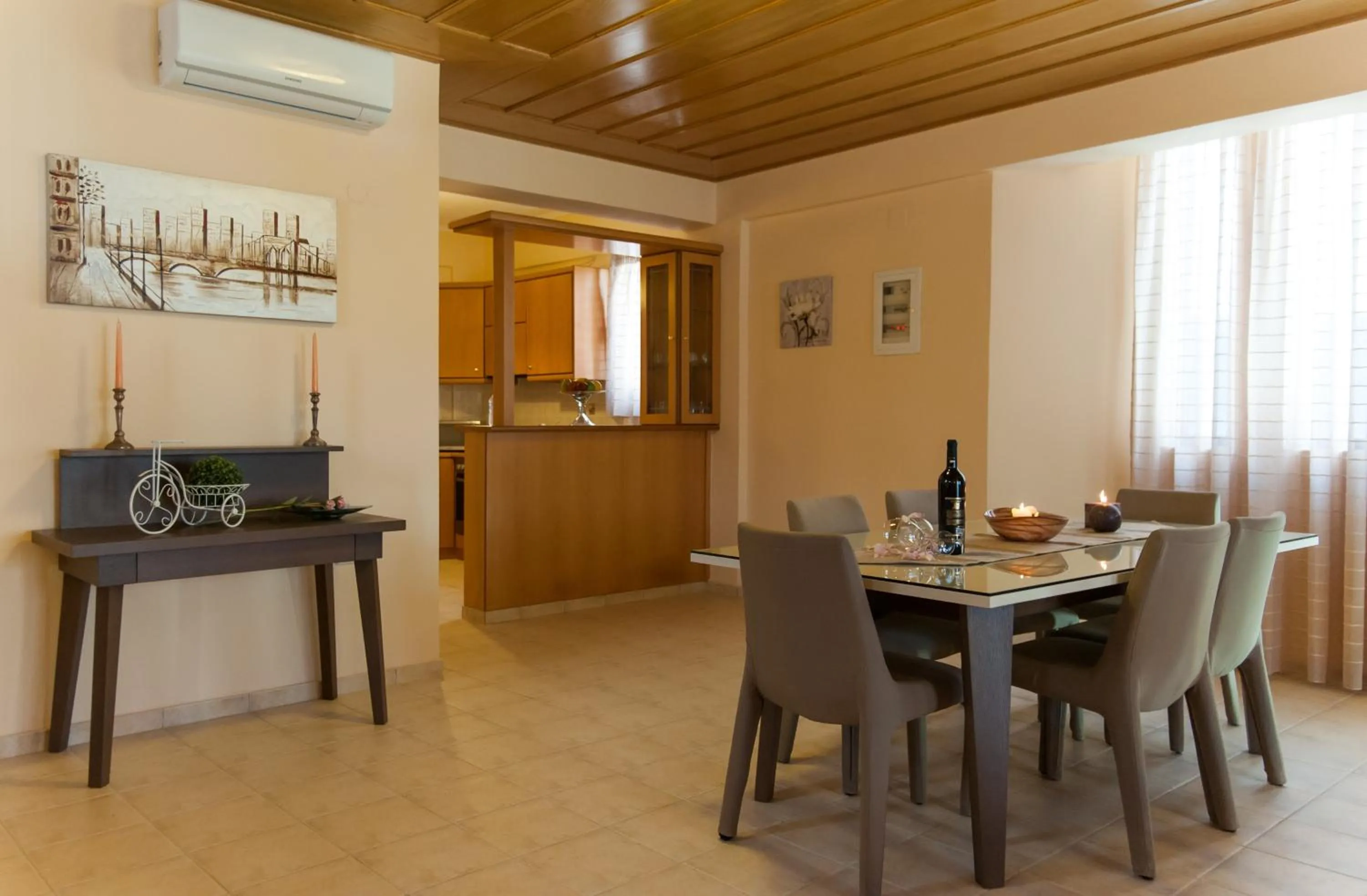 Living room in Crete Residence Villas