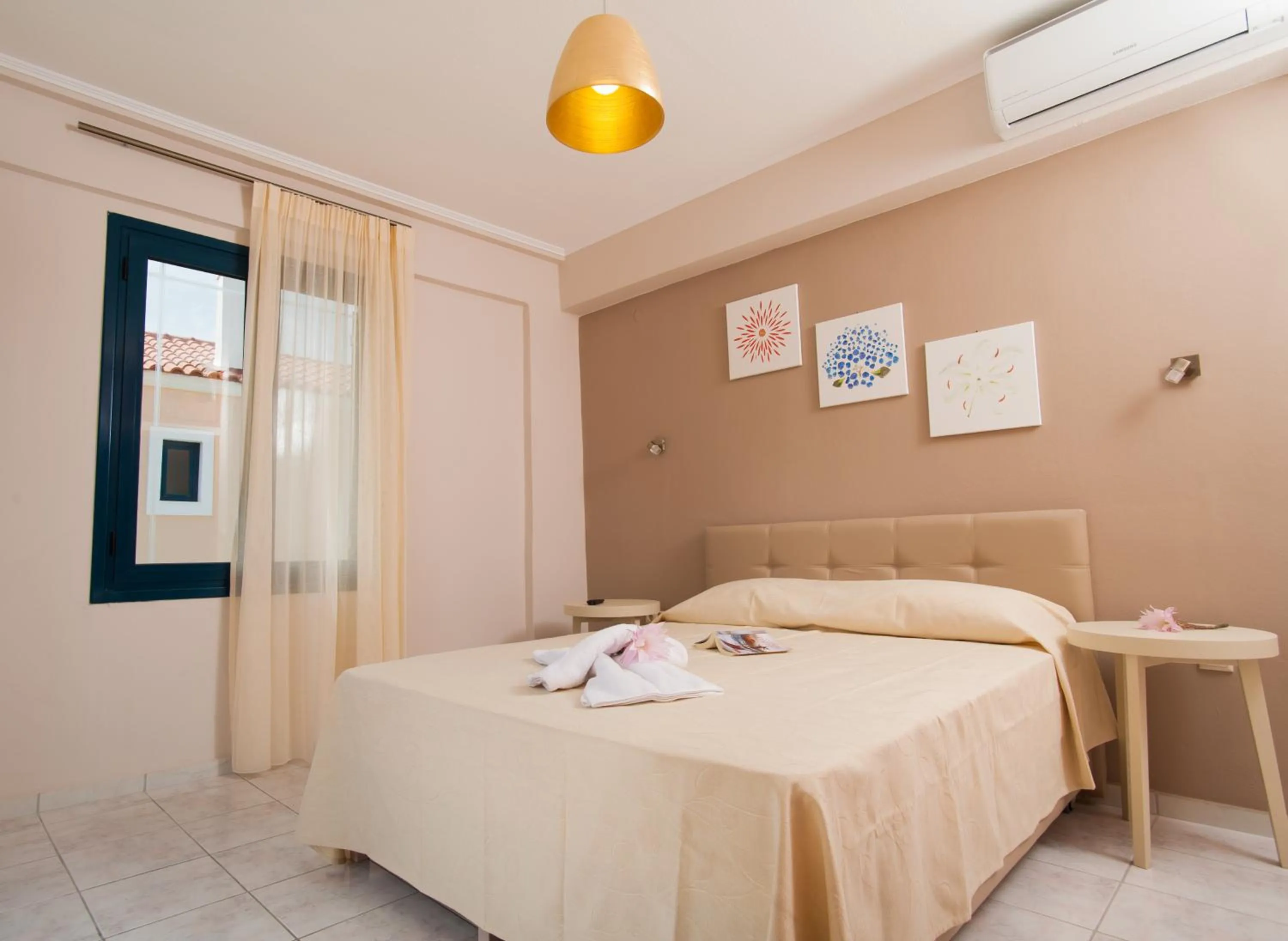 Bedroom, Bed in Crete Residence Villas