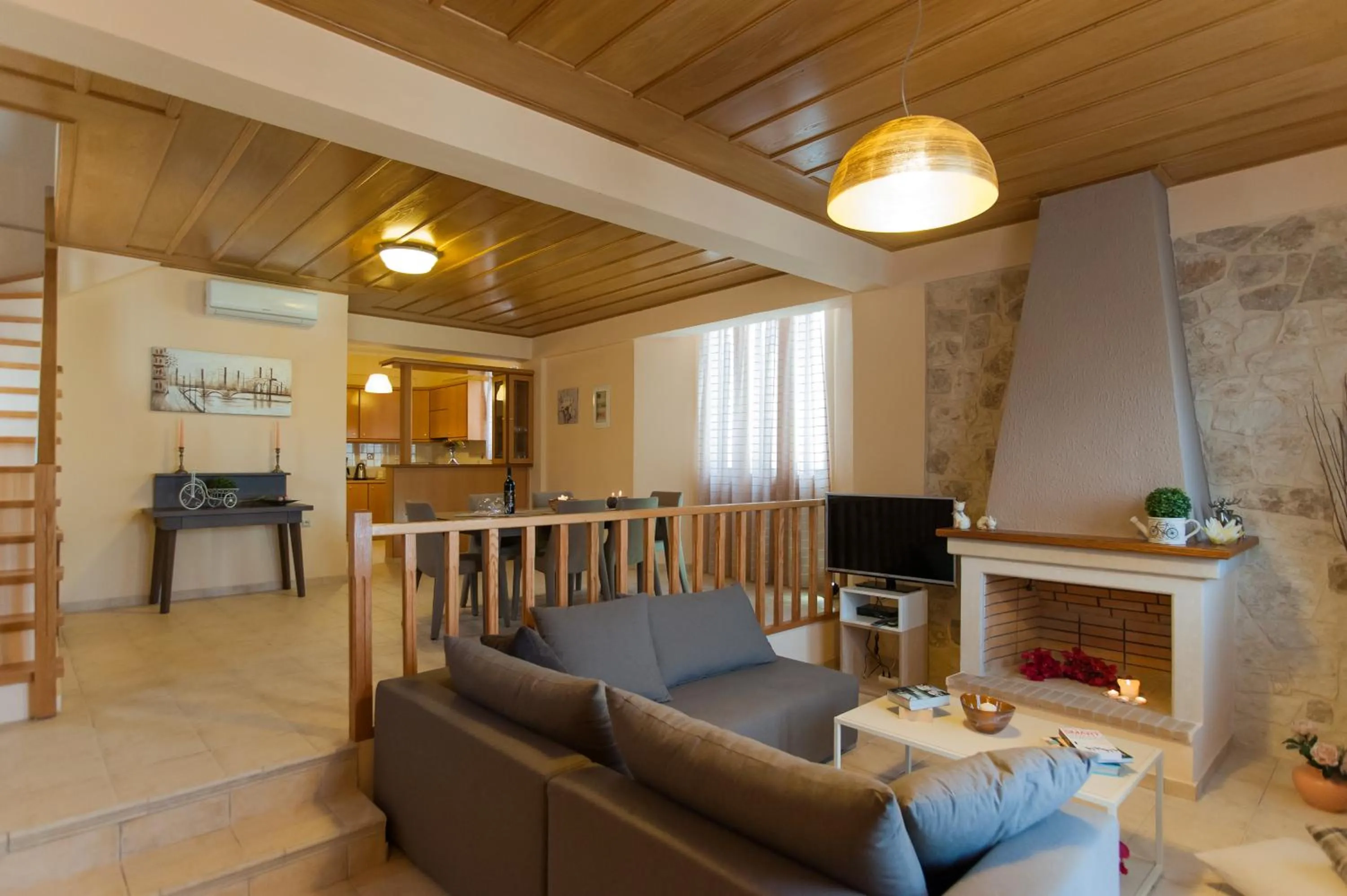Living room in Crete Residence Villas