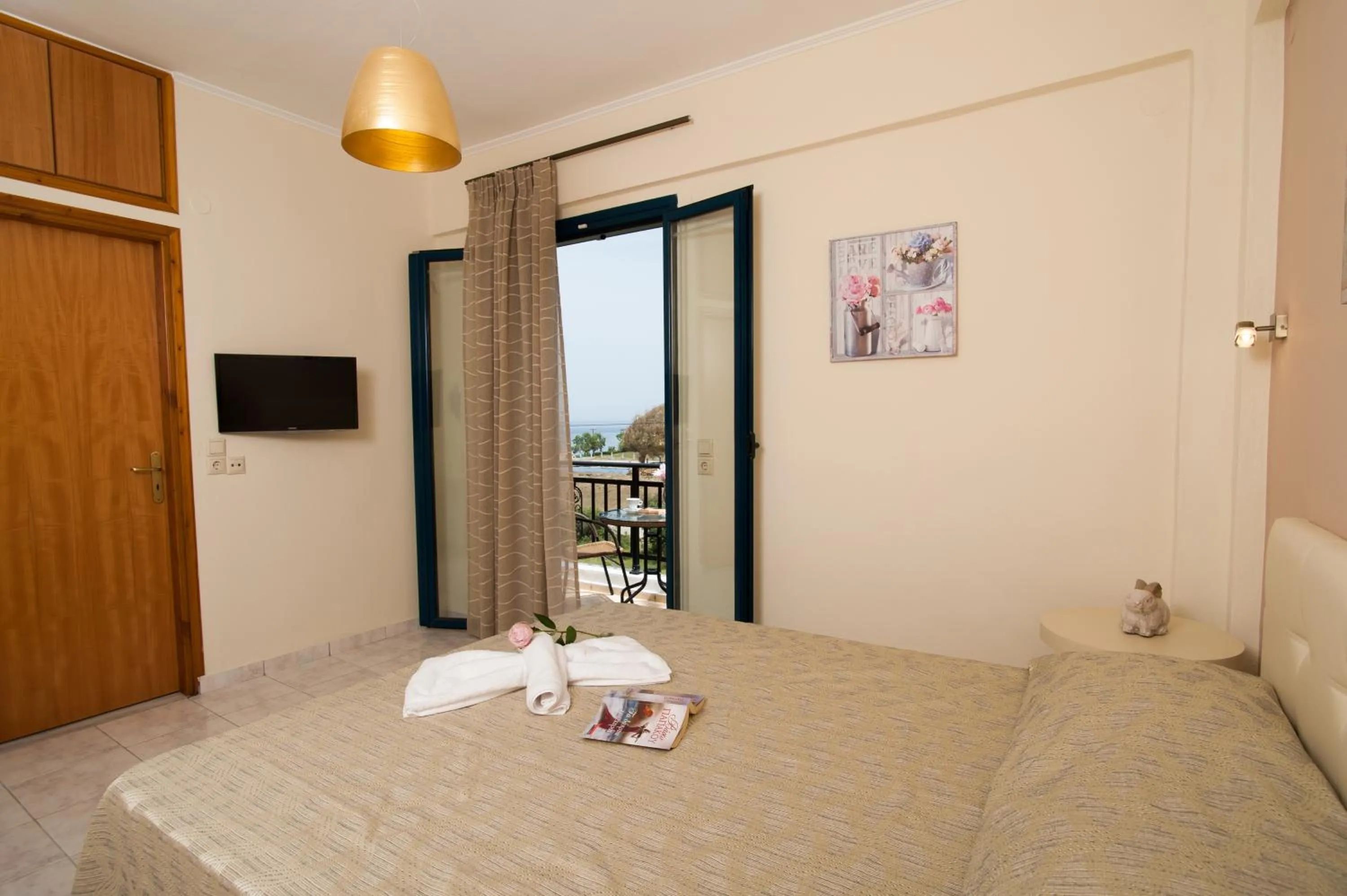 Bedroom, Bed in Crete Residence Villas