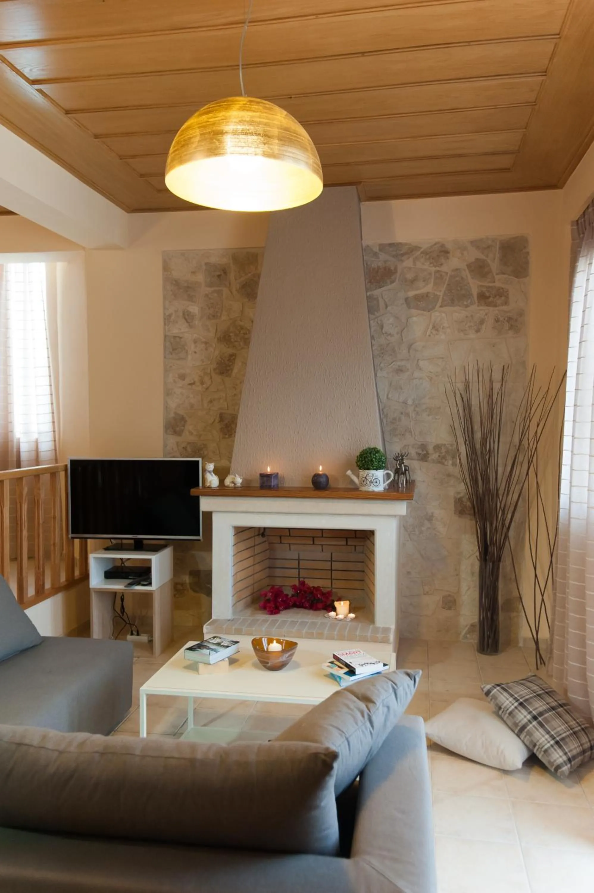 Living room in Crete Residence Villas