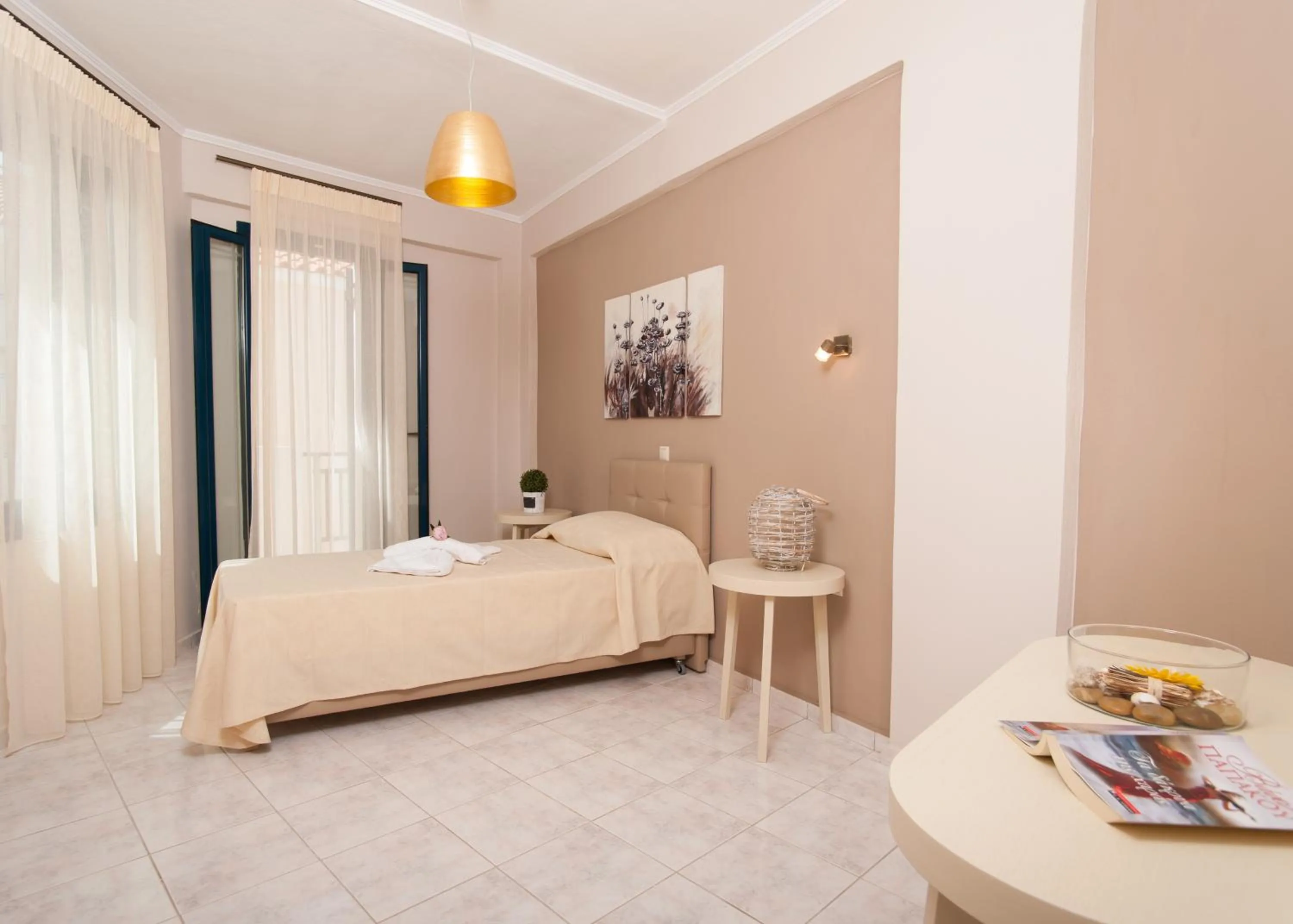 Bedroom, Bed in Crete Residence Villas