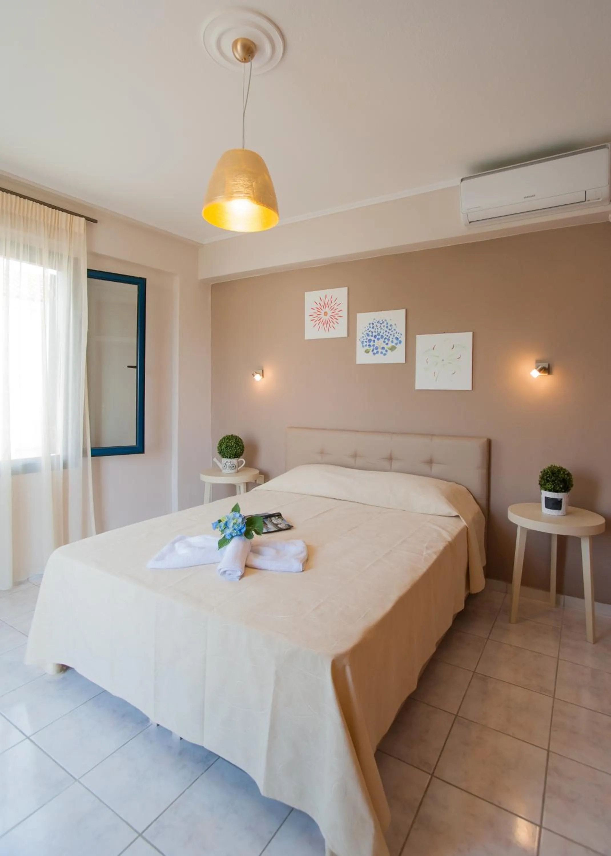 Bedroom, Bed in Crete Residence Villas