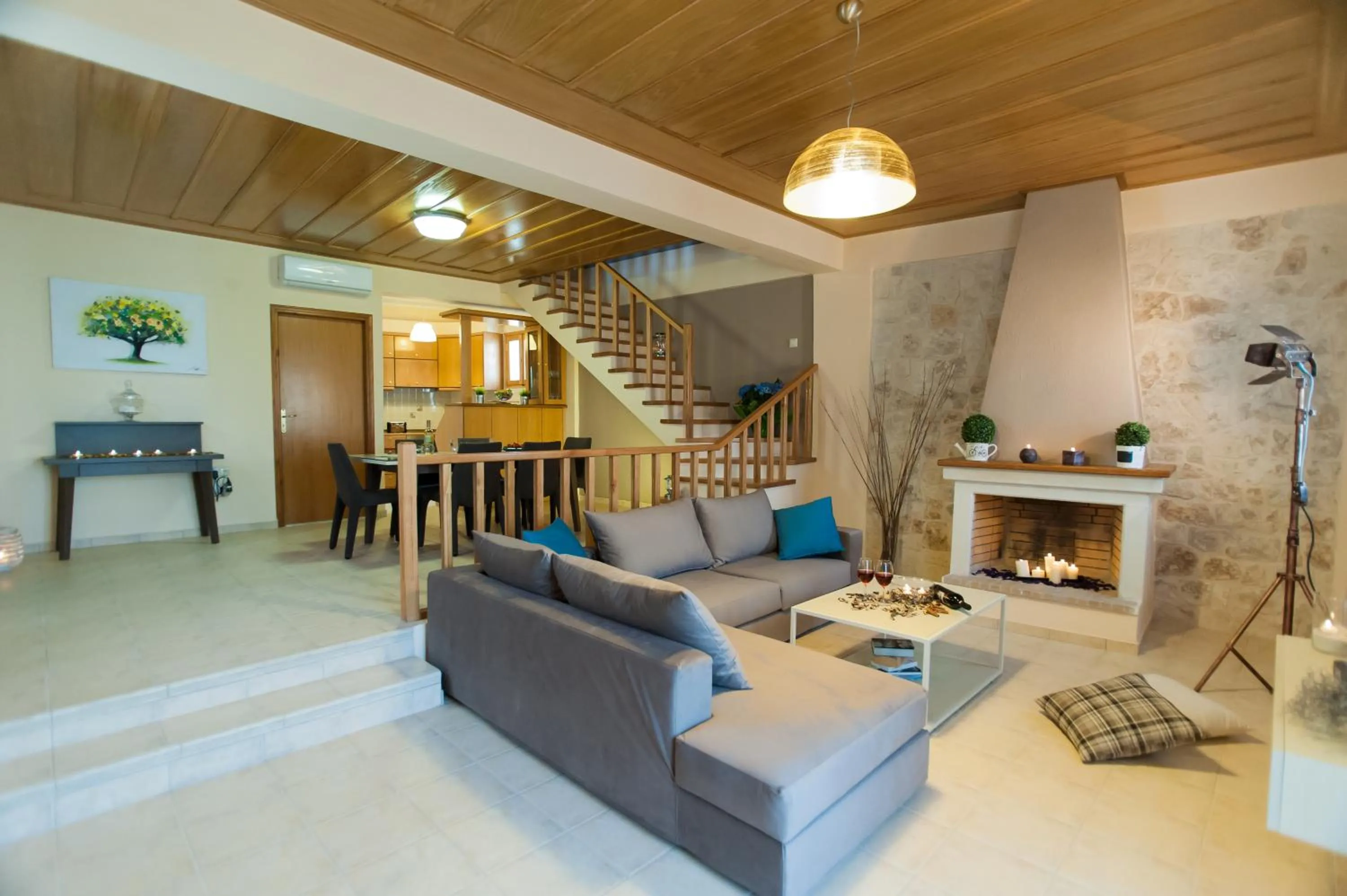 Living room in Crete Residence Villas