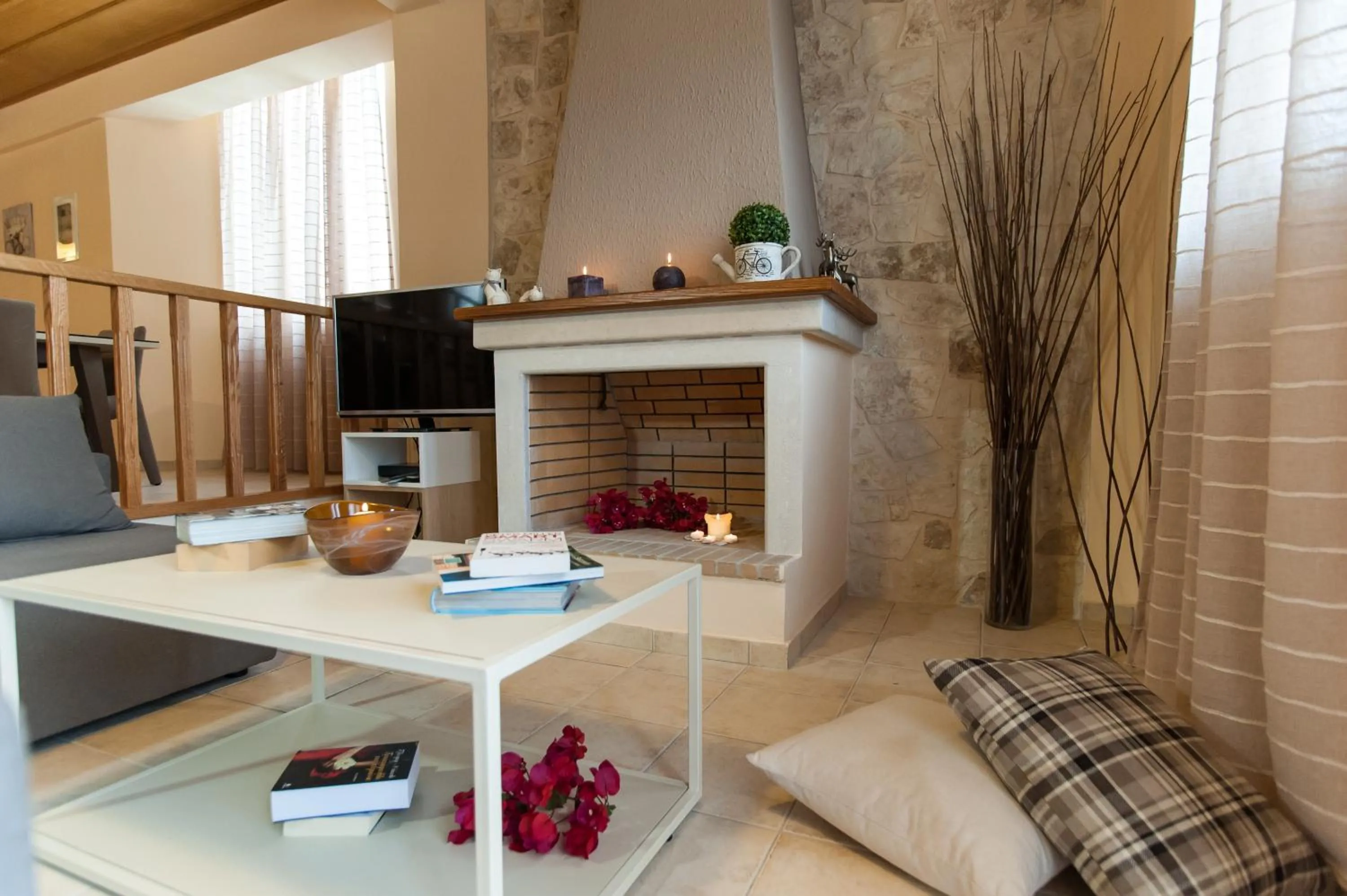 Living room in Crete Residence Villas