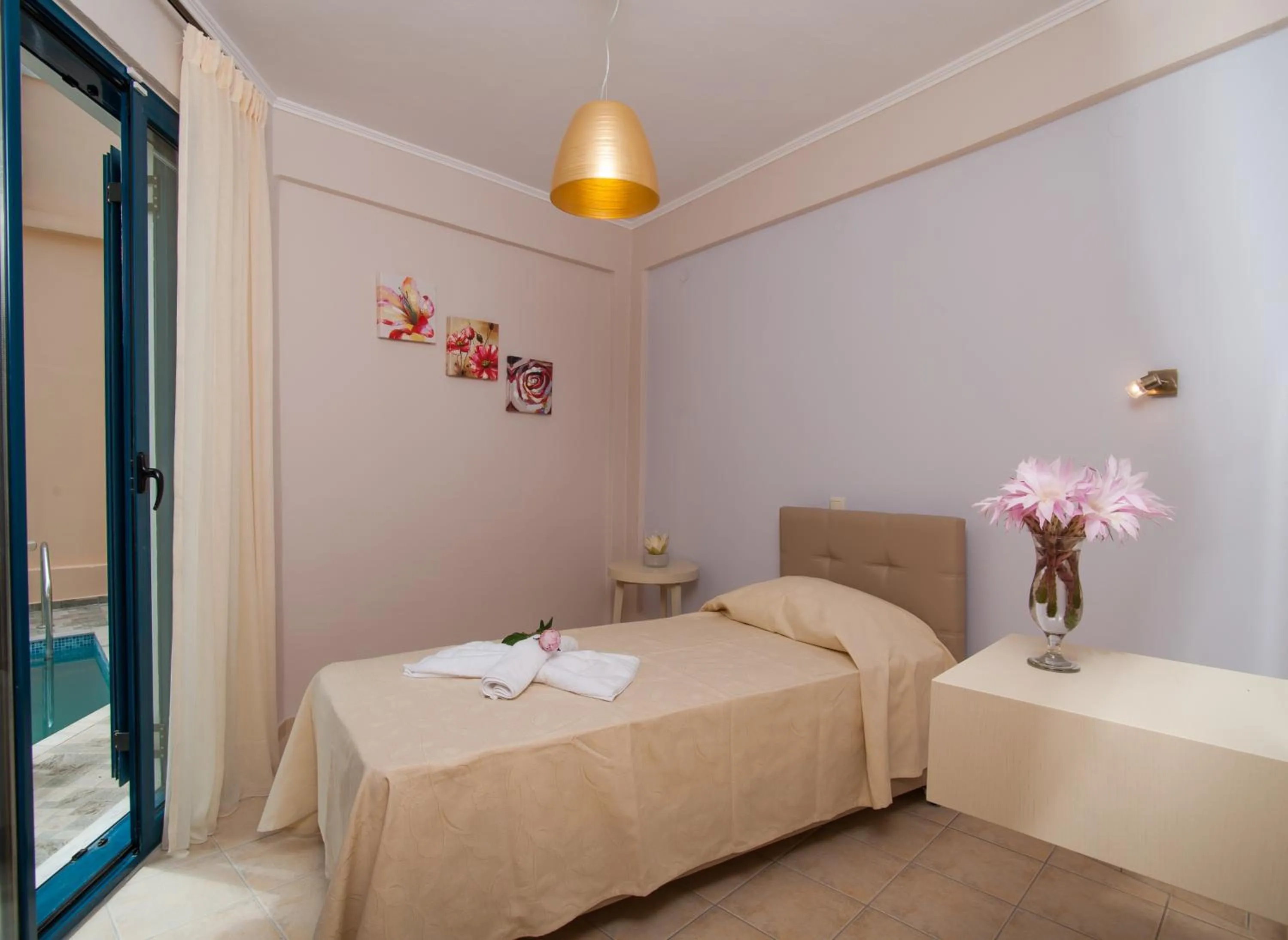 Bedroom, Bed in Crete Residence Villas