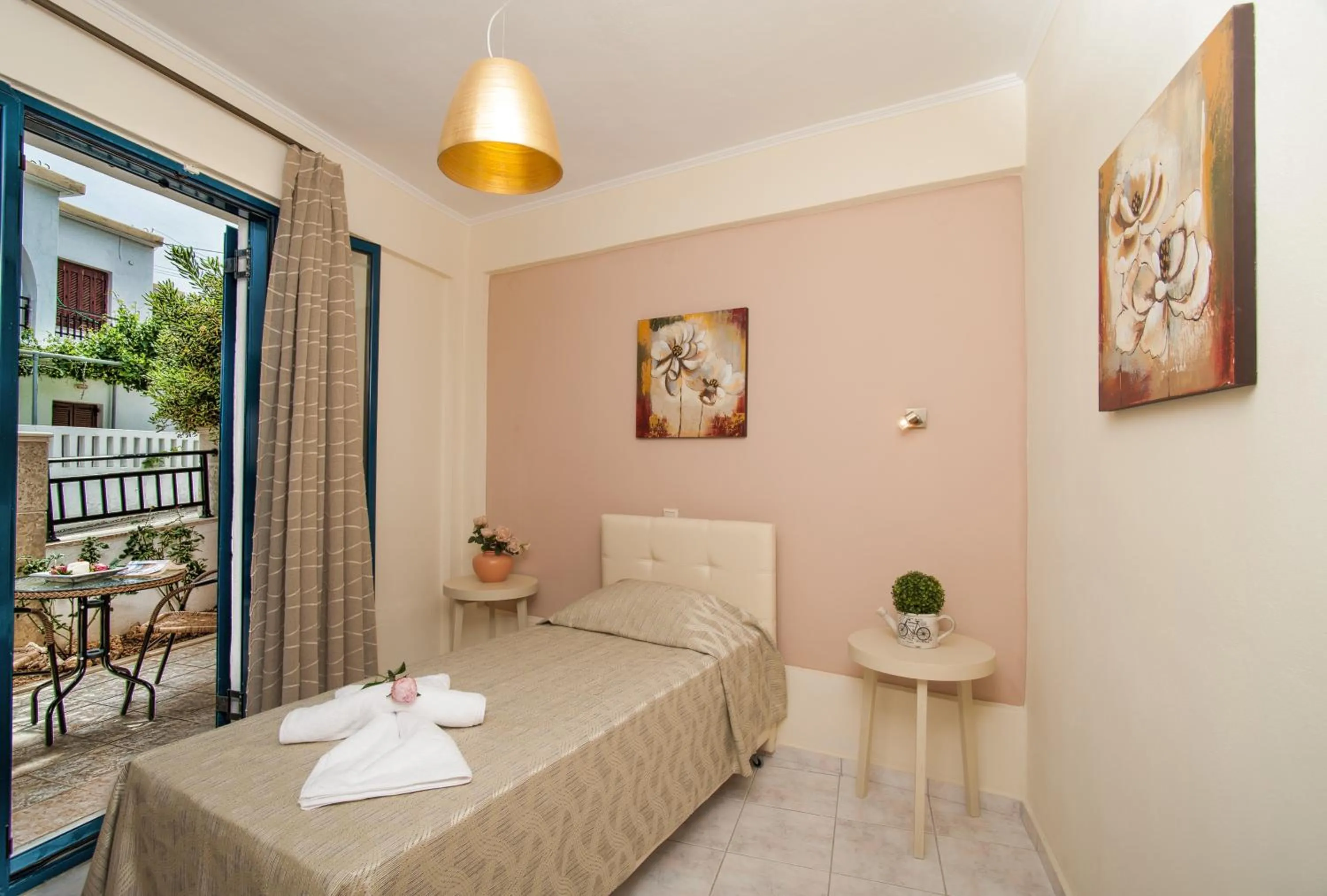 Bedroom, Bed in Crete Residence Villas