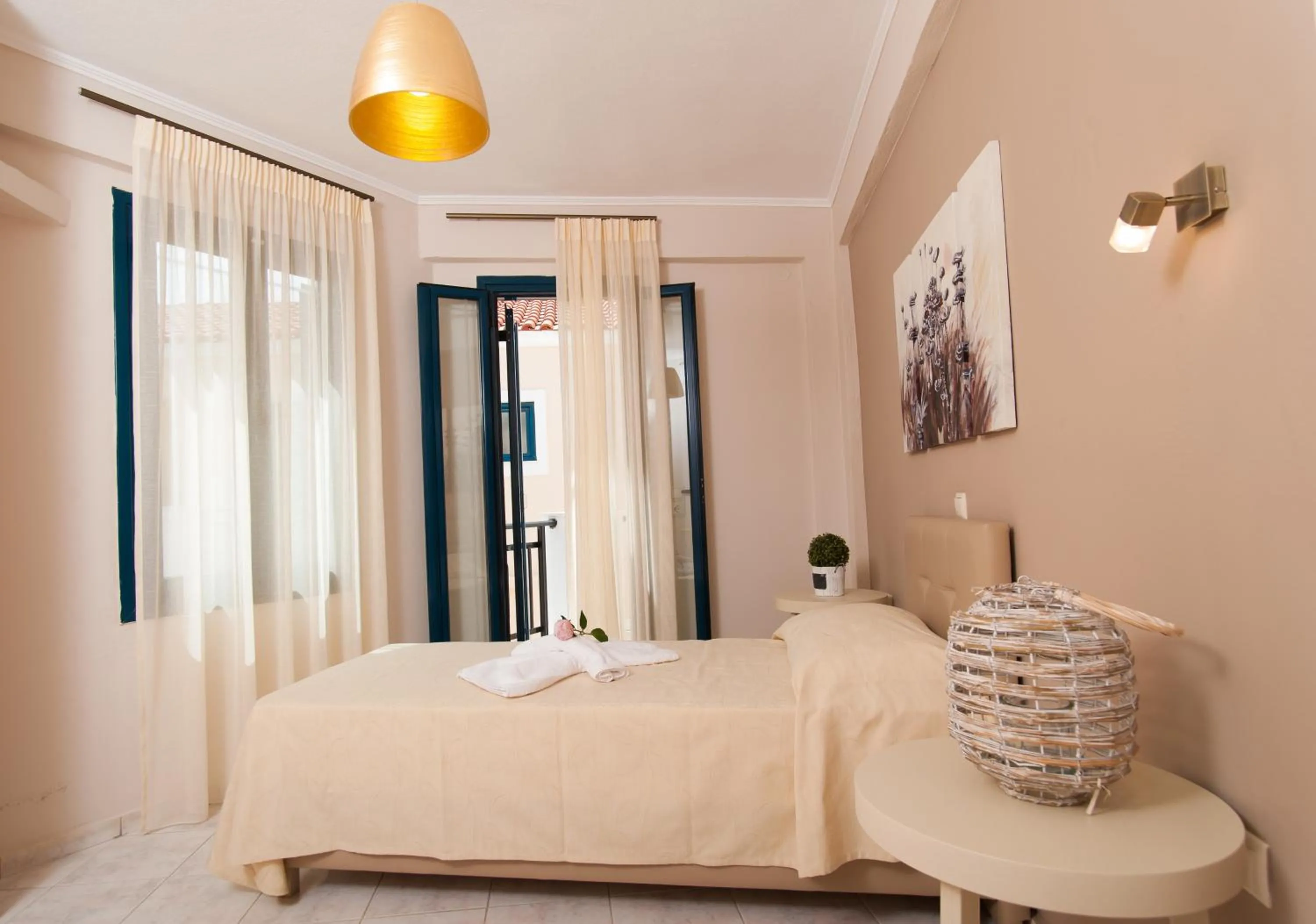 Bedroom, Bed in Crete Residence Villas