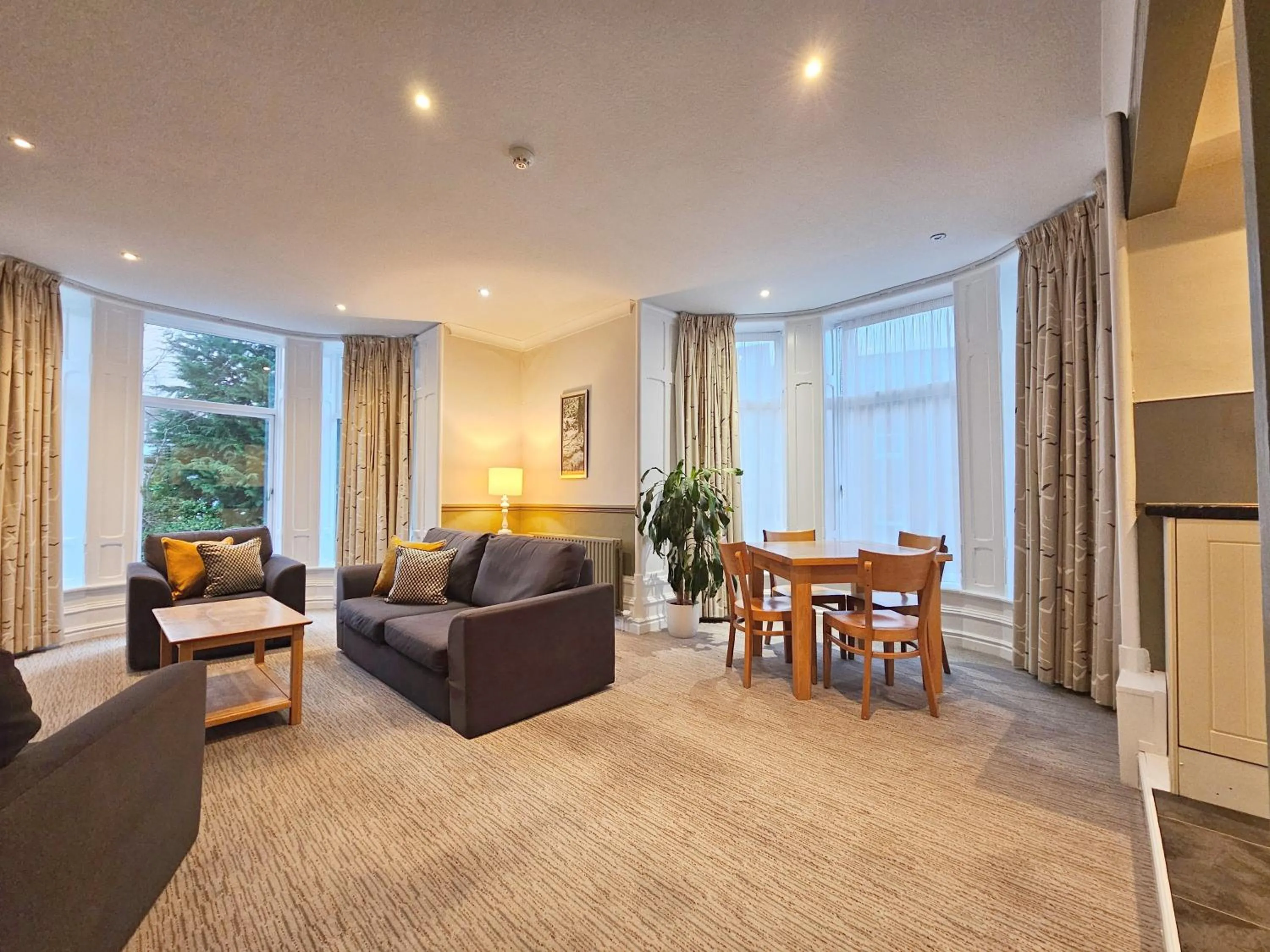 Seating area in Derwent Manor Apartments