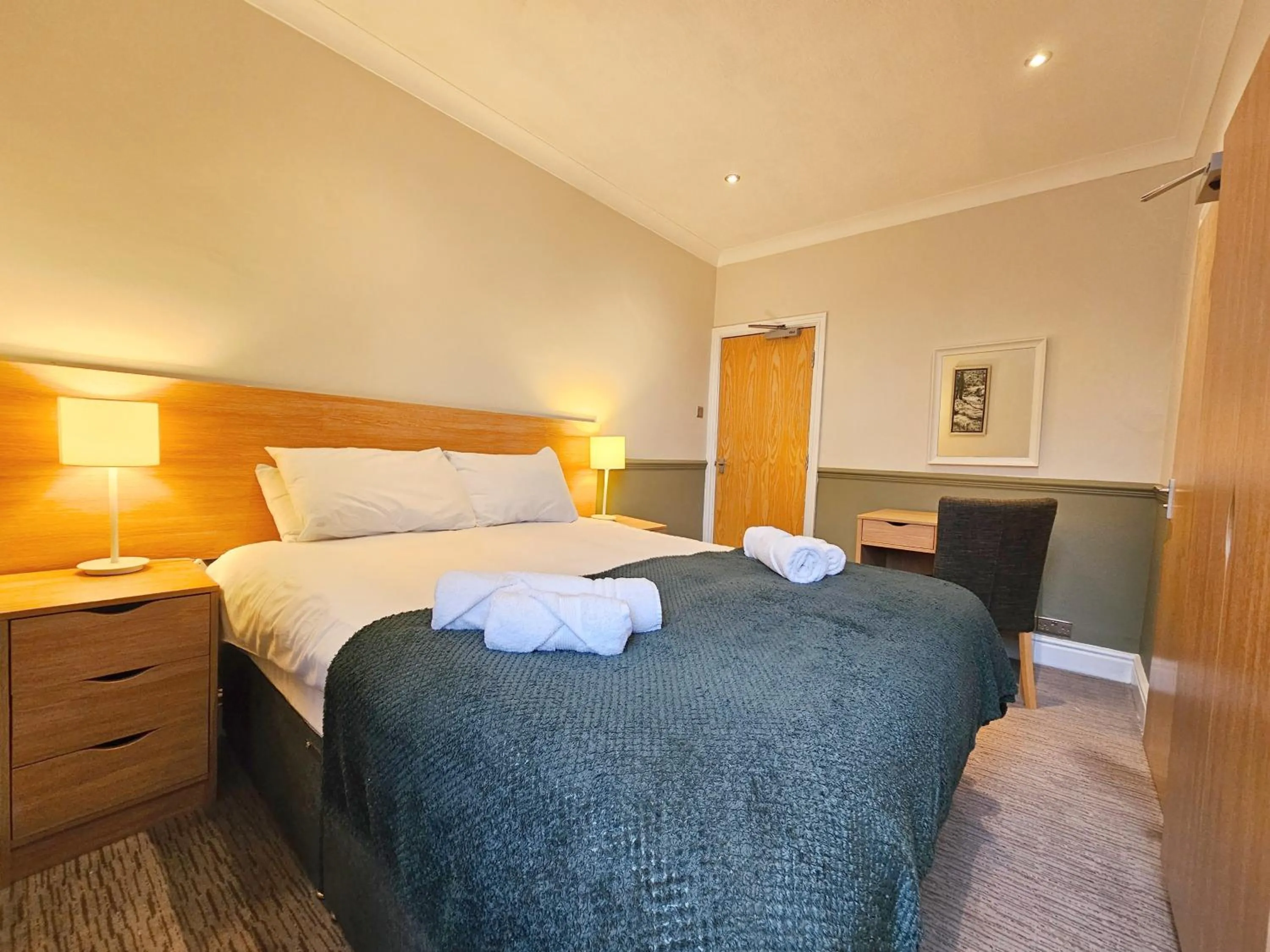 Bed in Derwent Manor Apartments