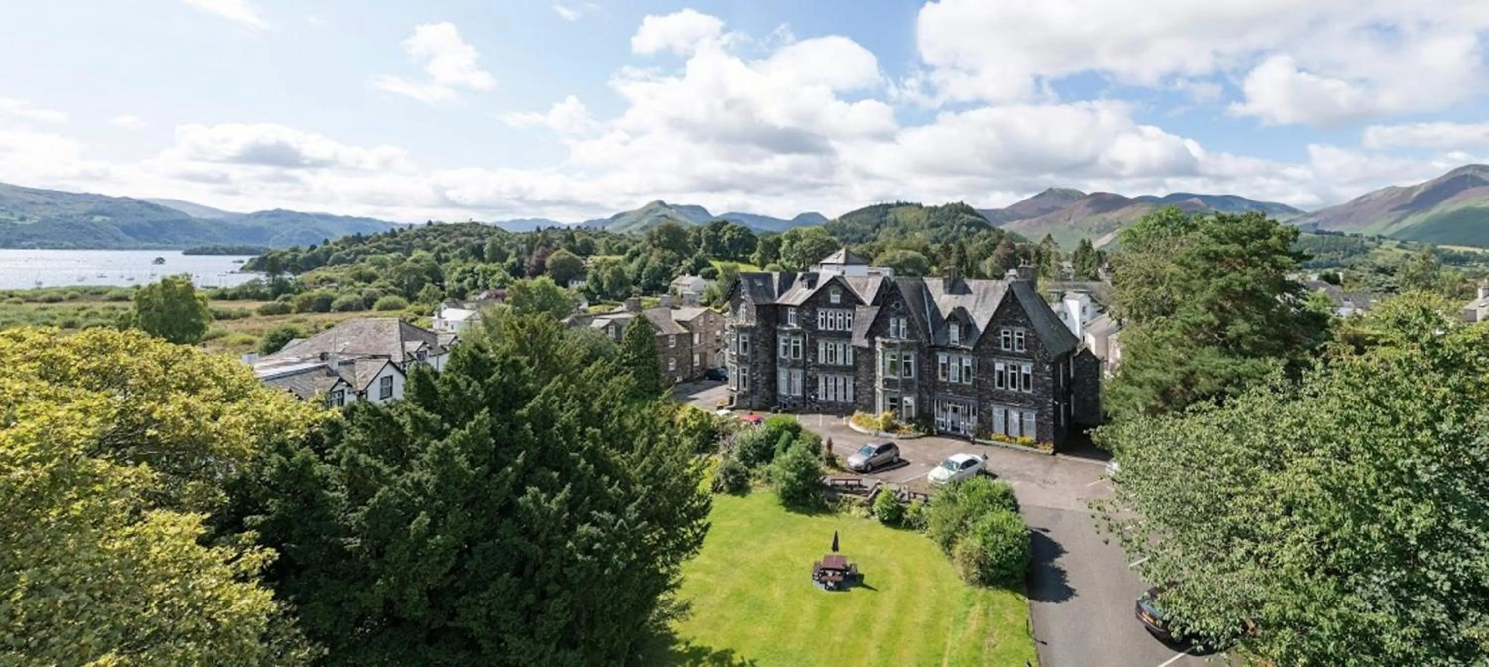 Bird's eye view in Derwent Manor Apartments