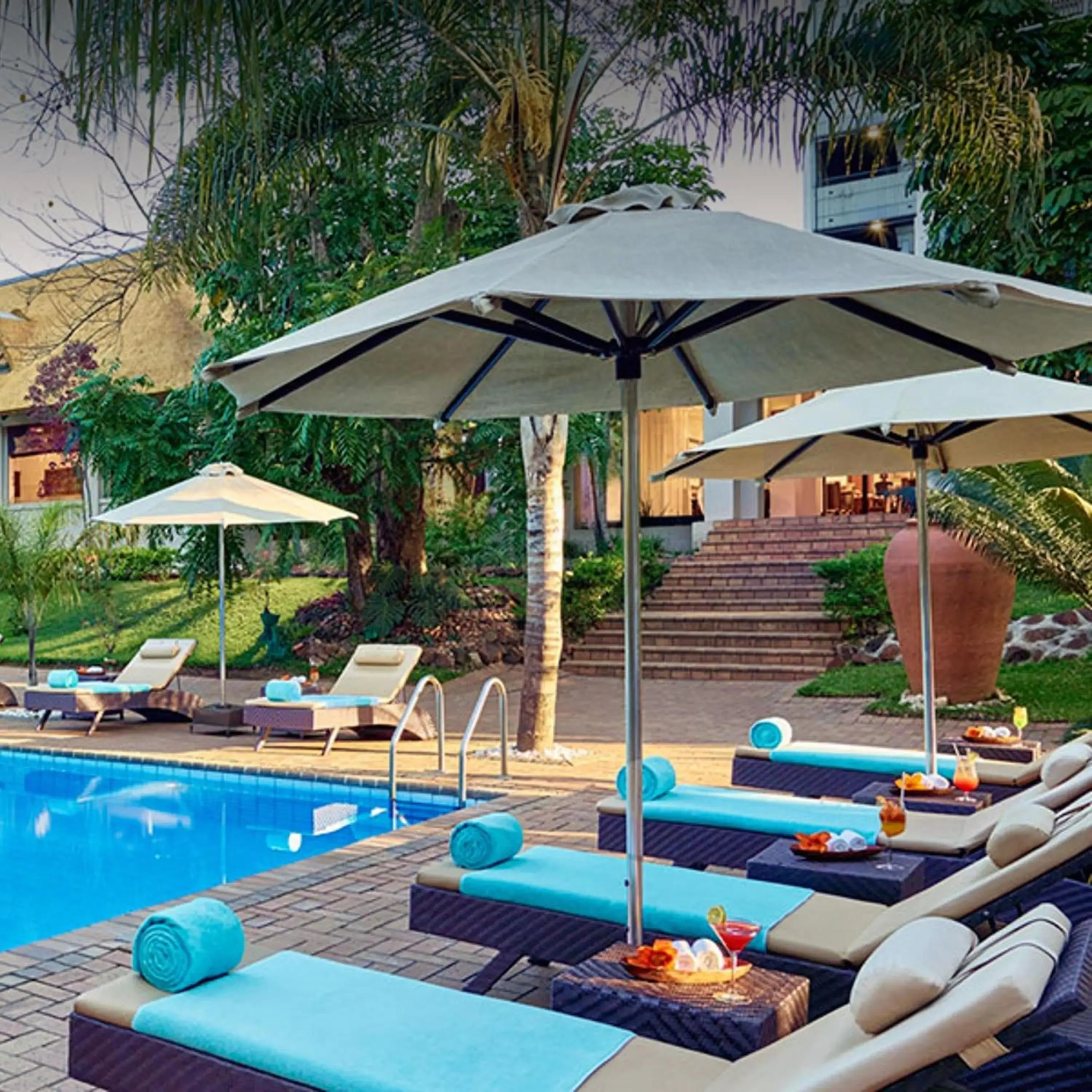 Swimming pool in The Pamodzi Hotel Swimming pool in The Pamodzi Hotel