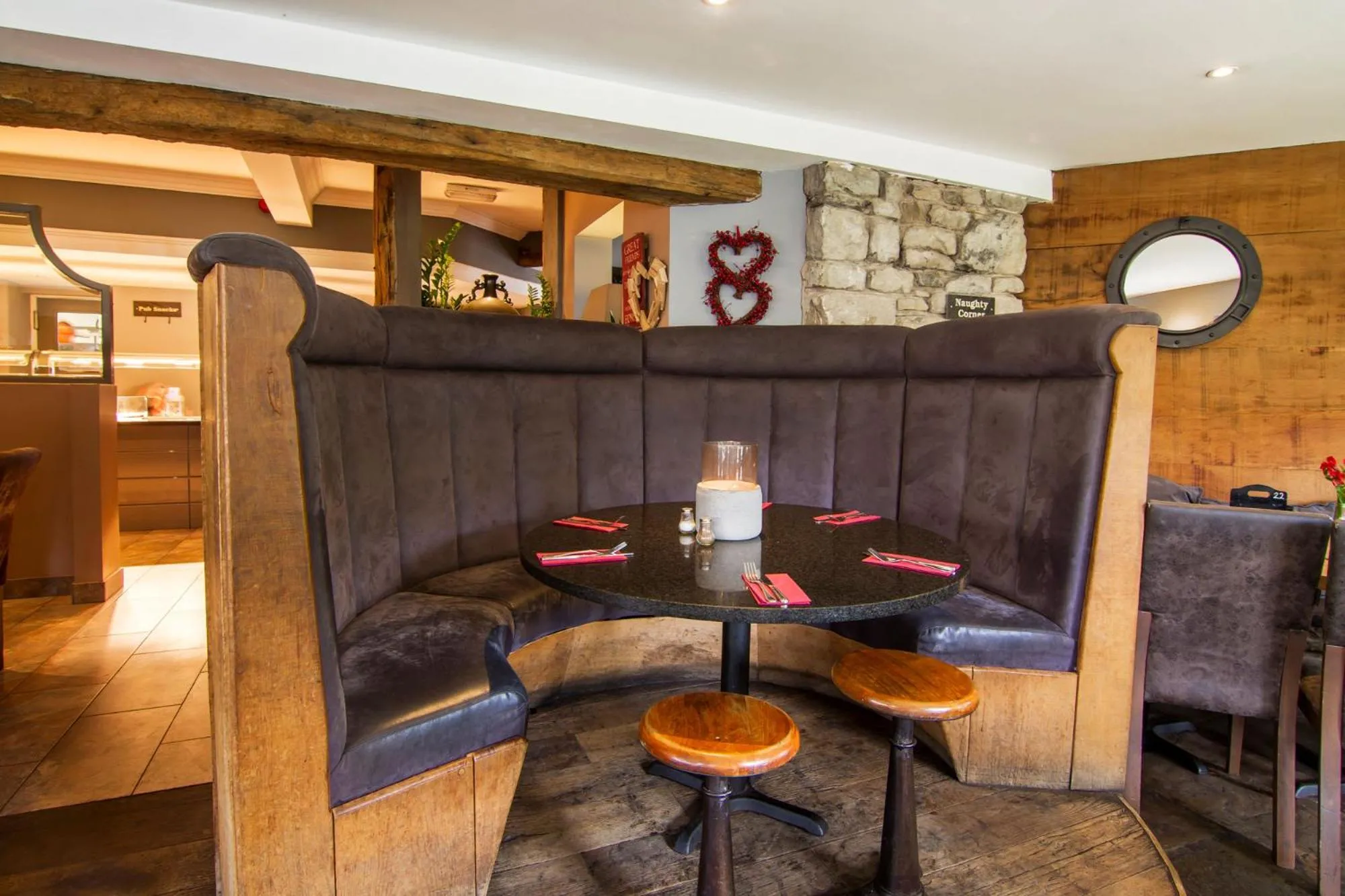 Dining area in Romneys Apartments & Suites